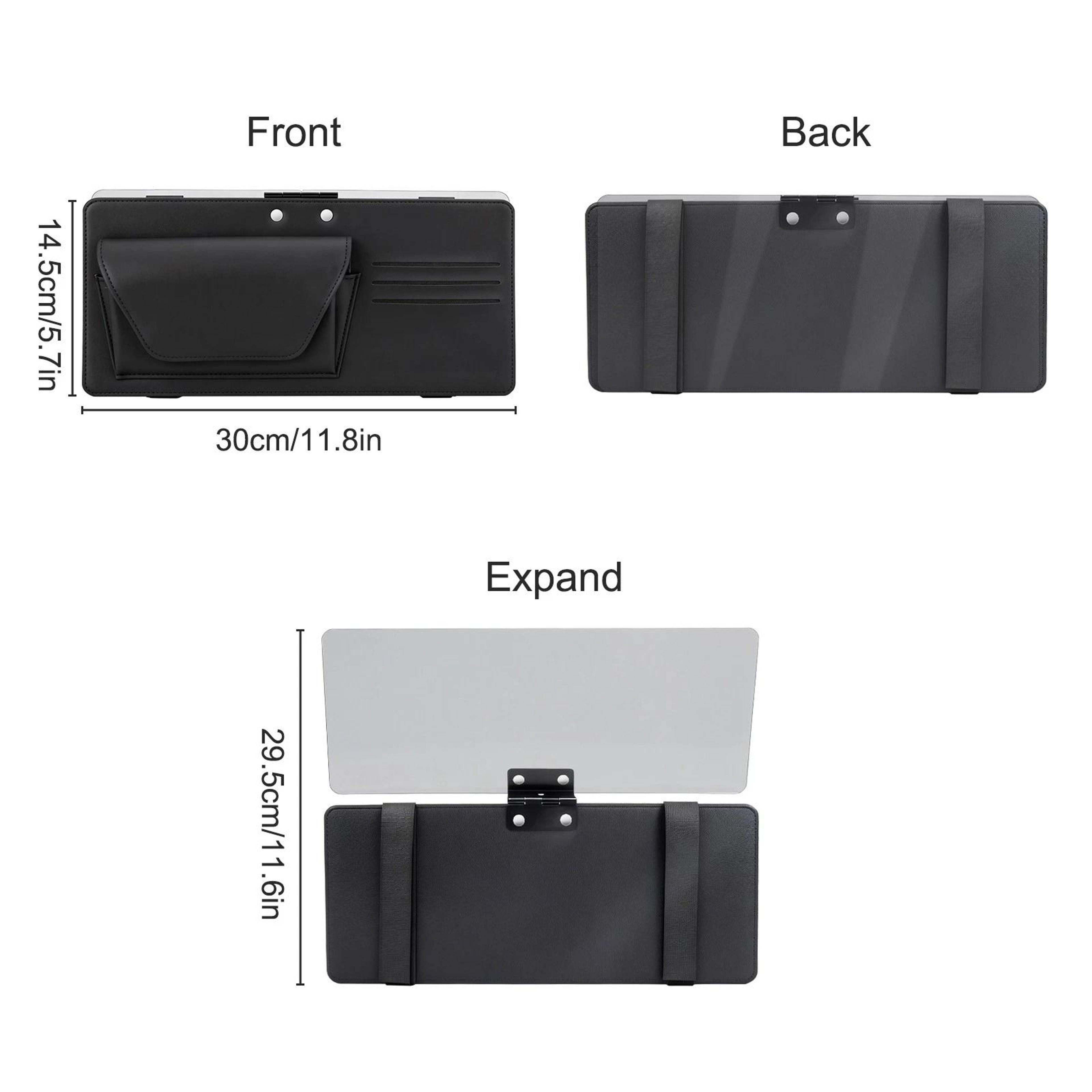 Universal Polarized Car Sun Visor Extender  AntiGlare Day  Night Sunshade Panel For UV Protection 4