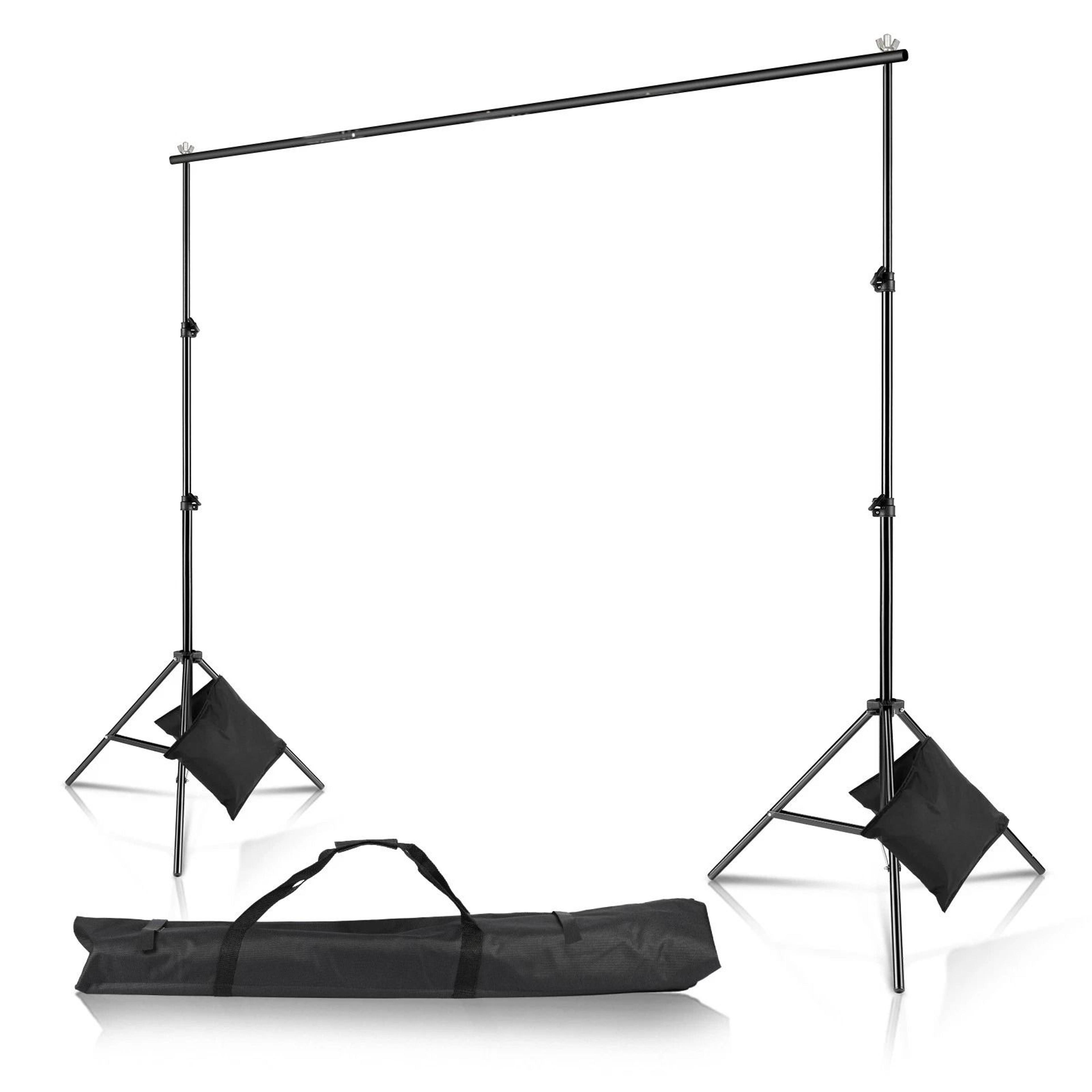 adjustable background support stand photography kit – professional video backdrop set for photography and filming