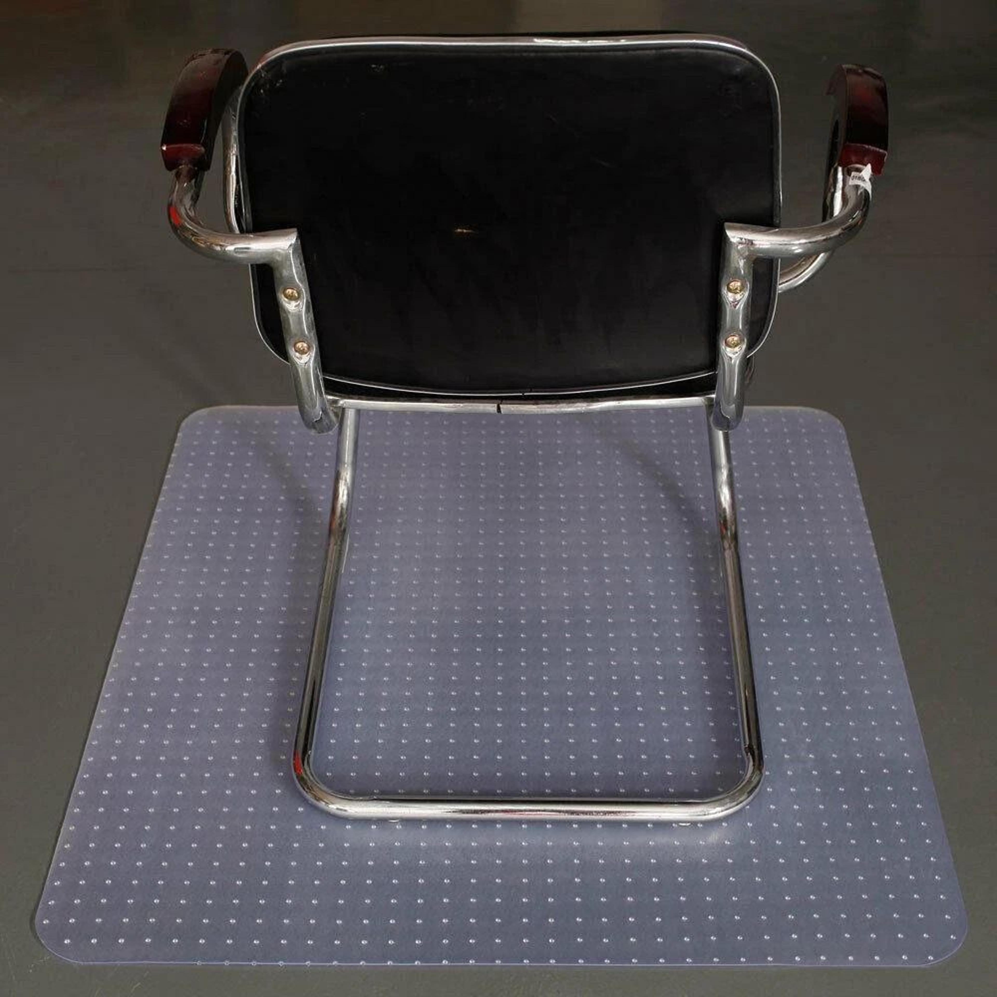 Office Chair Floor Mat For Carpet Protection  Durable AntiSlip Transparent Mat With Nail Anchors 4