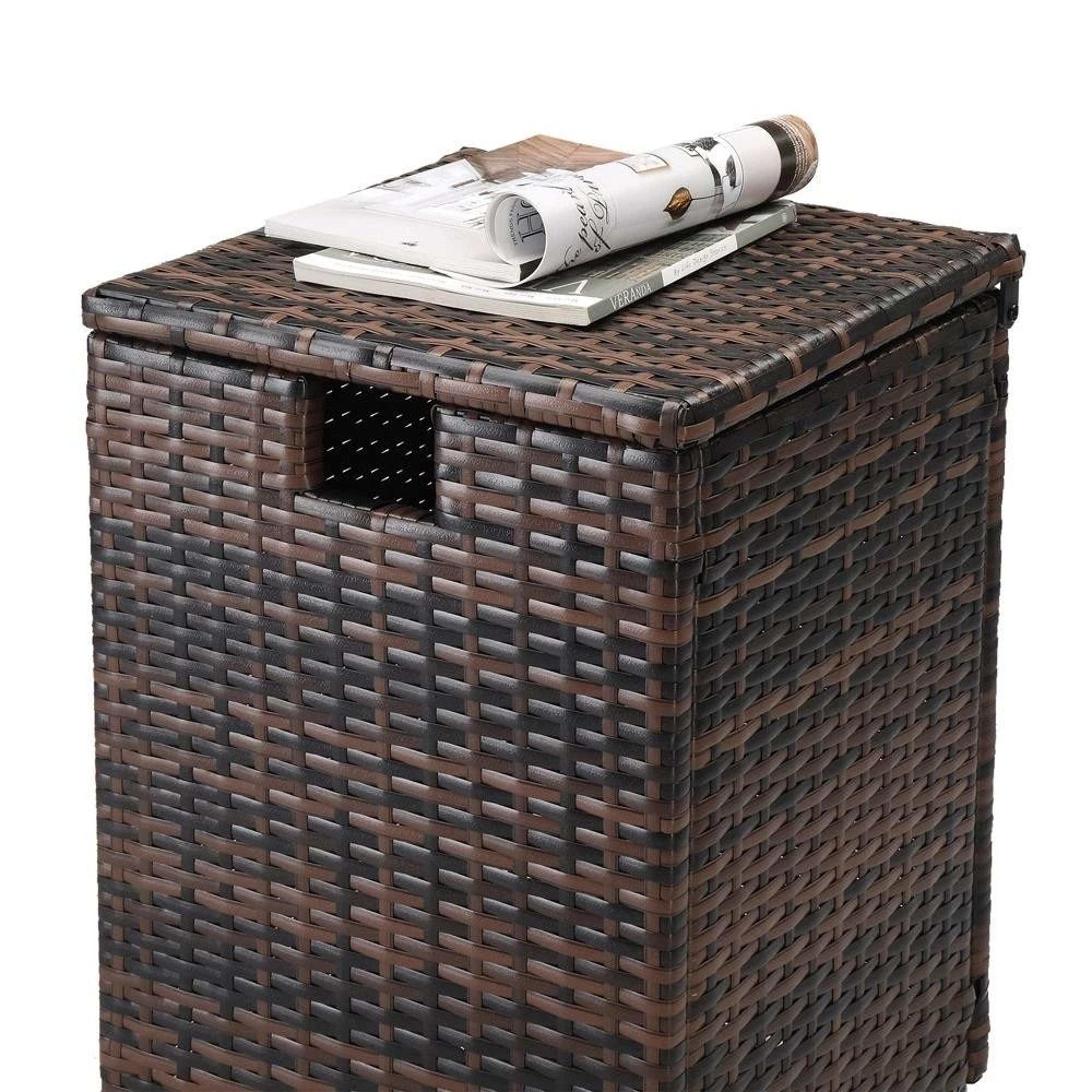 Outdoor Side Table  Square Coffee End Table For Patio  Living Room 4
