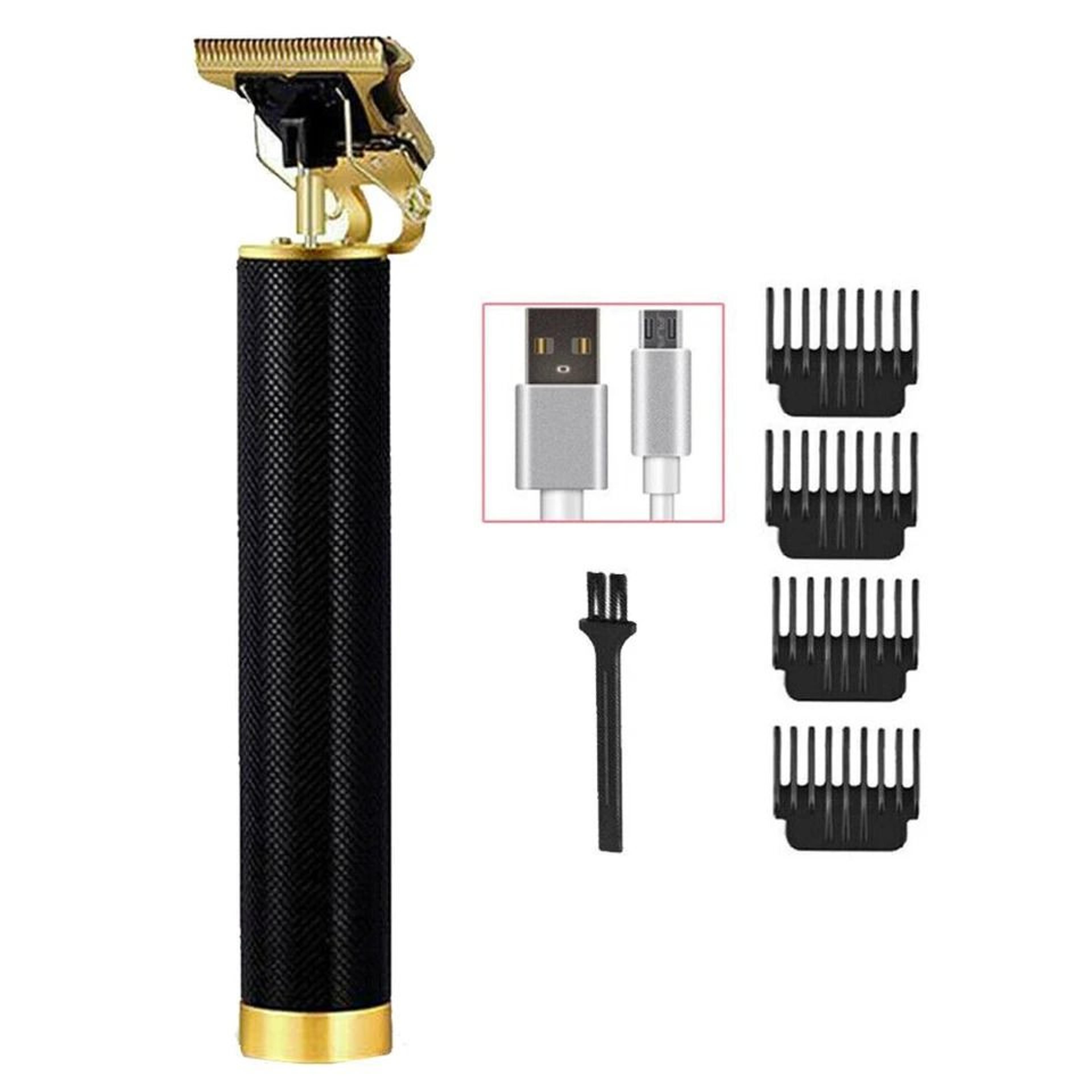 Professional USB Rechargeable Cordless Trimmer  Hair Clippers Kit 3