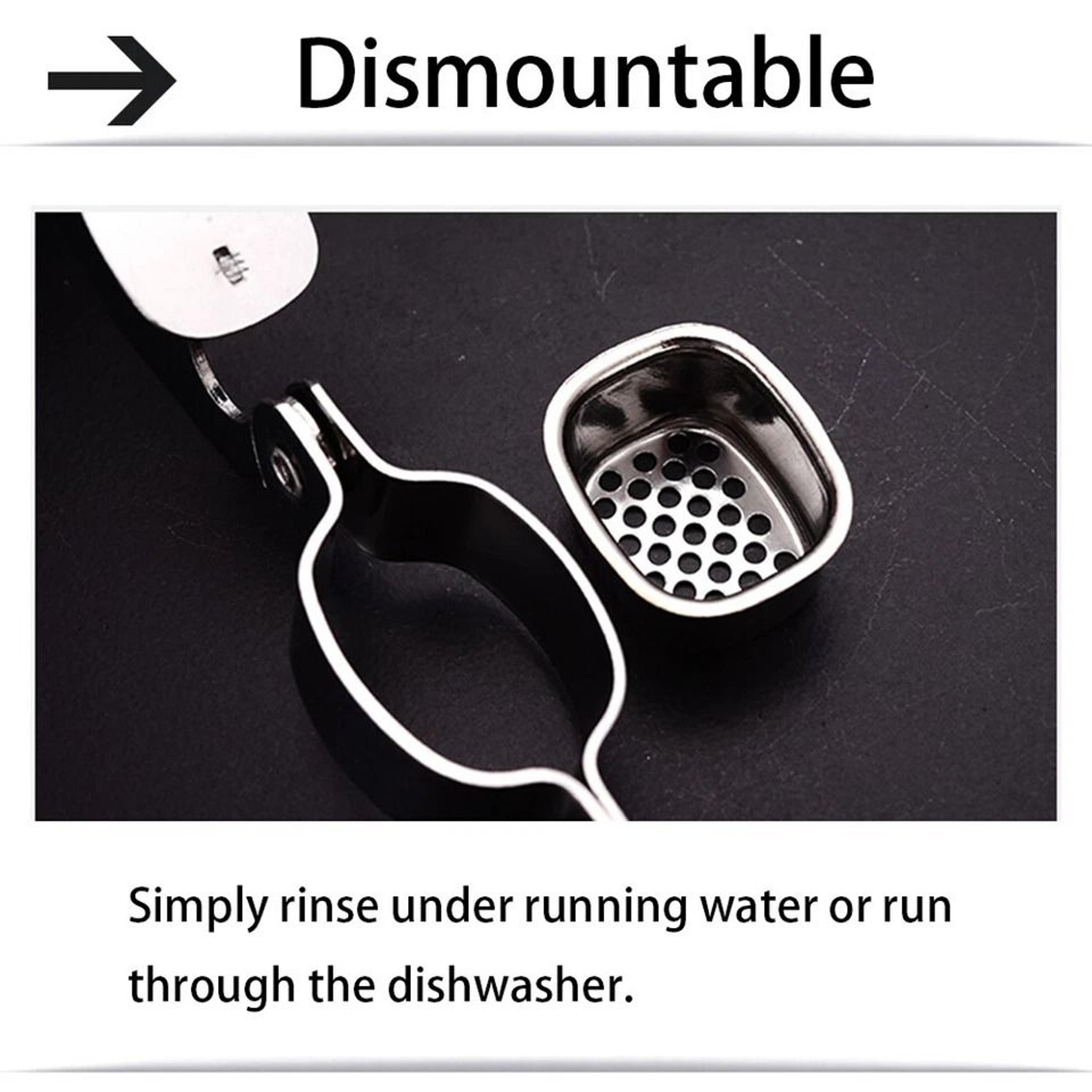 Stainless Steel Professional Garlic Press  EasytoUse Durable Crusher 3