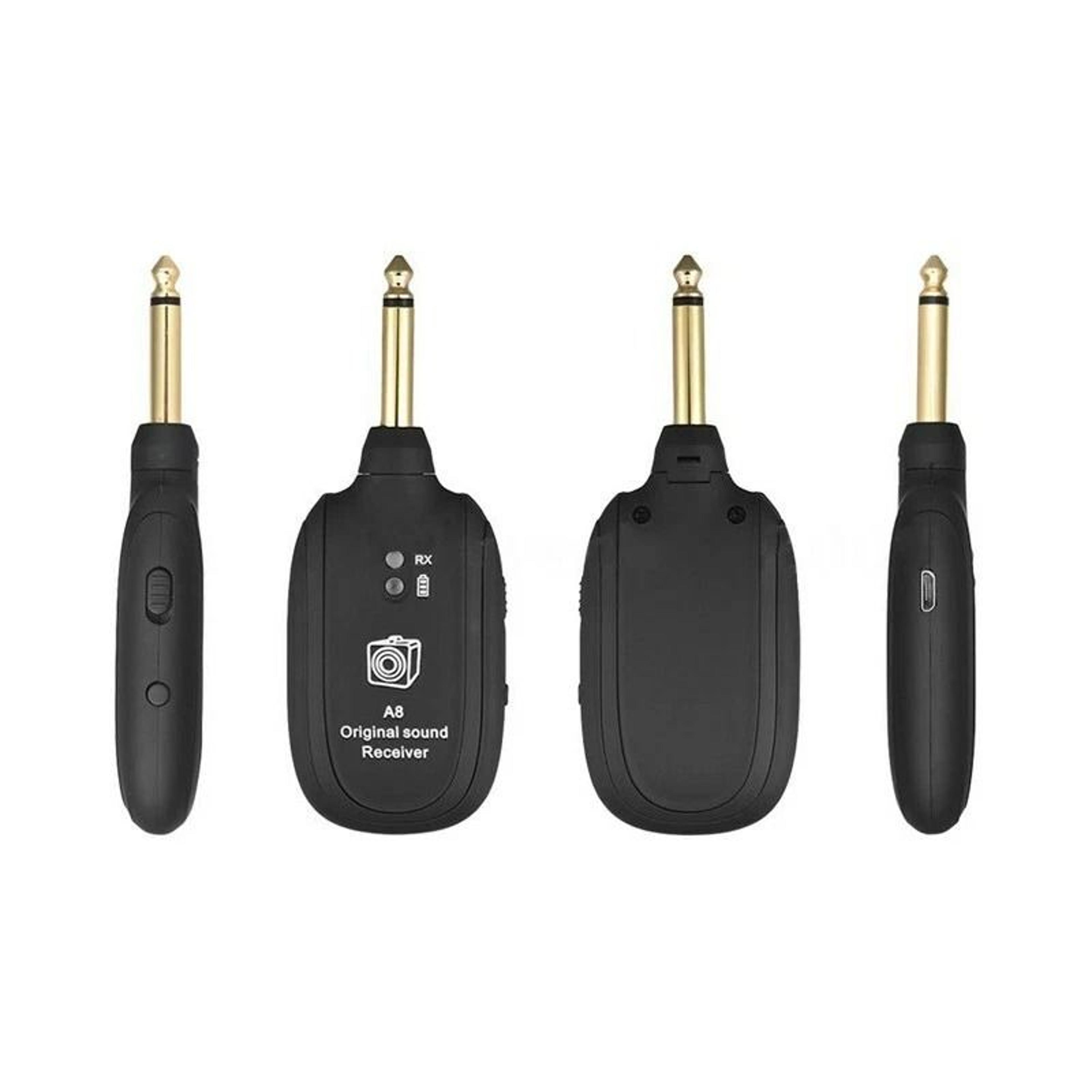 Wireless Guitar System Transmitter  Receiver  BuiltIn Rechargeable 1