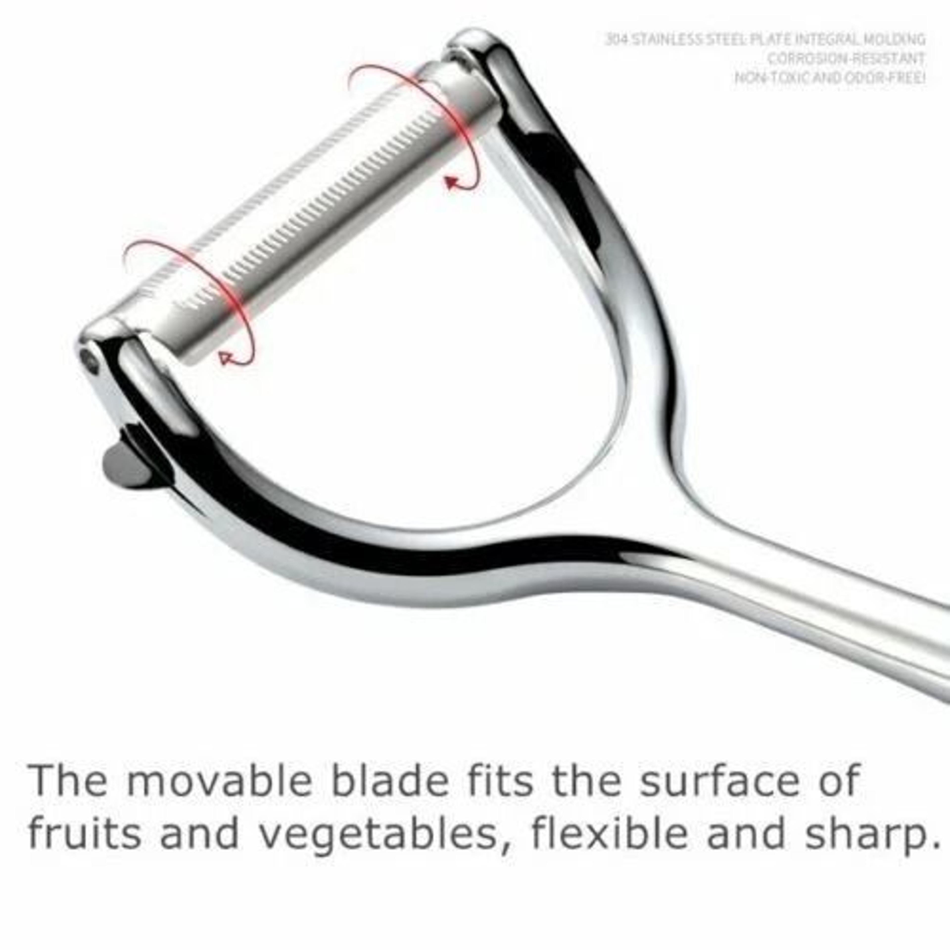 Stainless Steel Vegetable Shredder  Potato Peeler  MultiPurpose Cabbage Slicer For Salad  Cooking 2