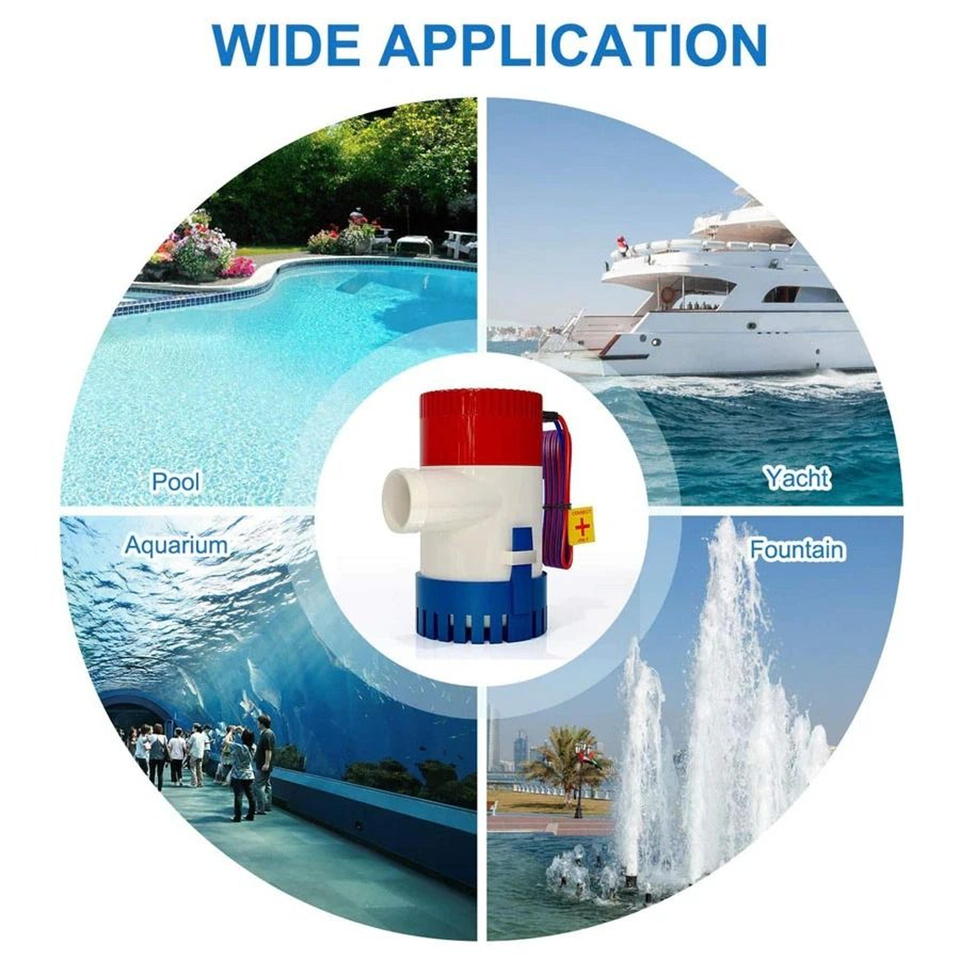 Bilge Sump Submersible Water Pump For Boats 5