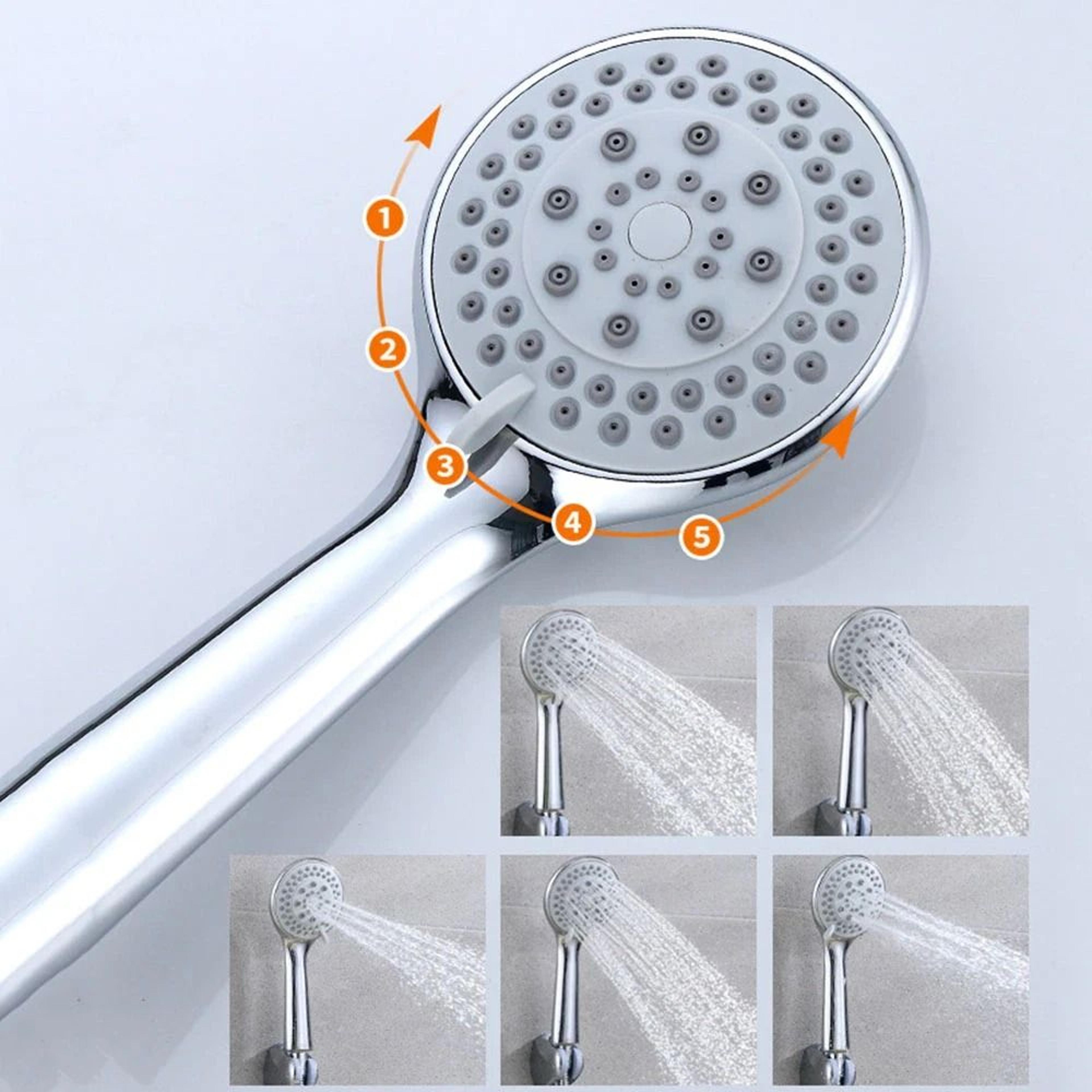 High Pressure Handheld Shower Head  Powerful Spray For All Your Showering Needs 2