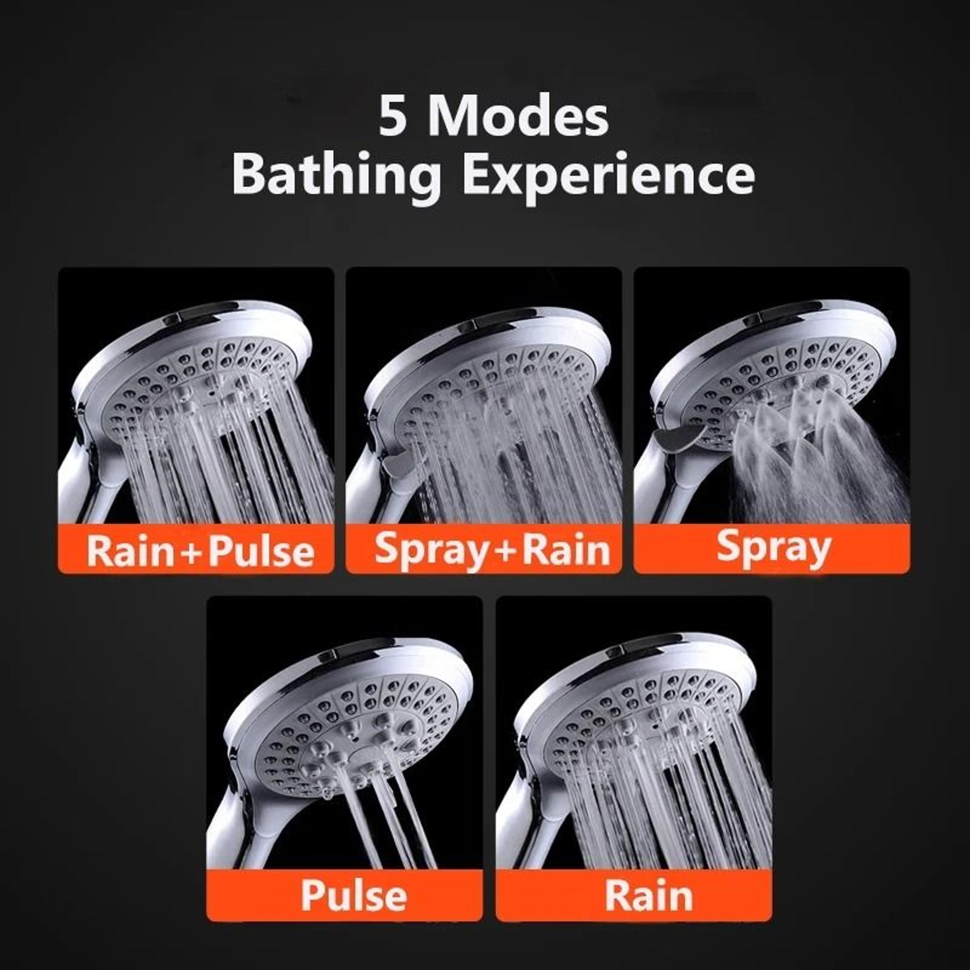 High Pressure Handheld Shower Head  Powerful Spray For All Your Showering Needs 9