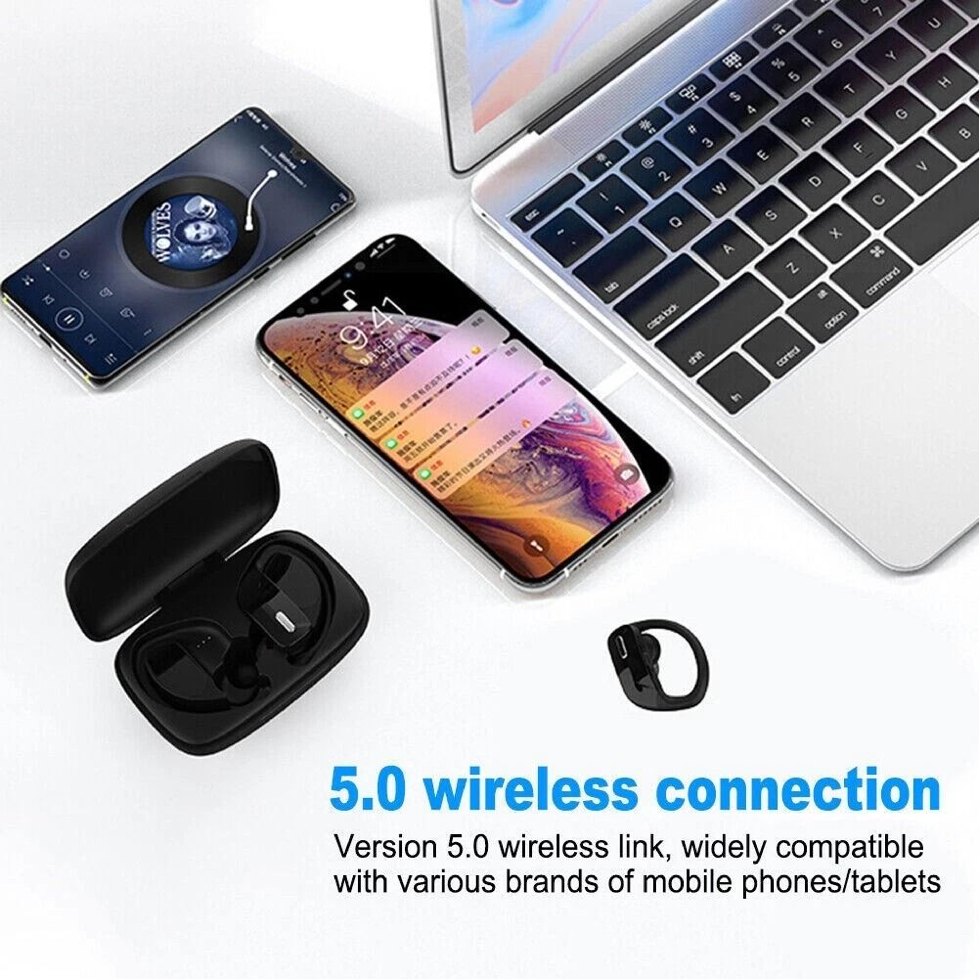 Bluetooth Wireless Earbuds With Ear Hook Headphones 9