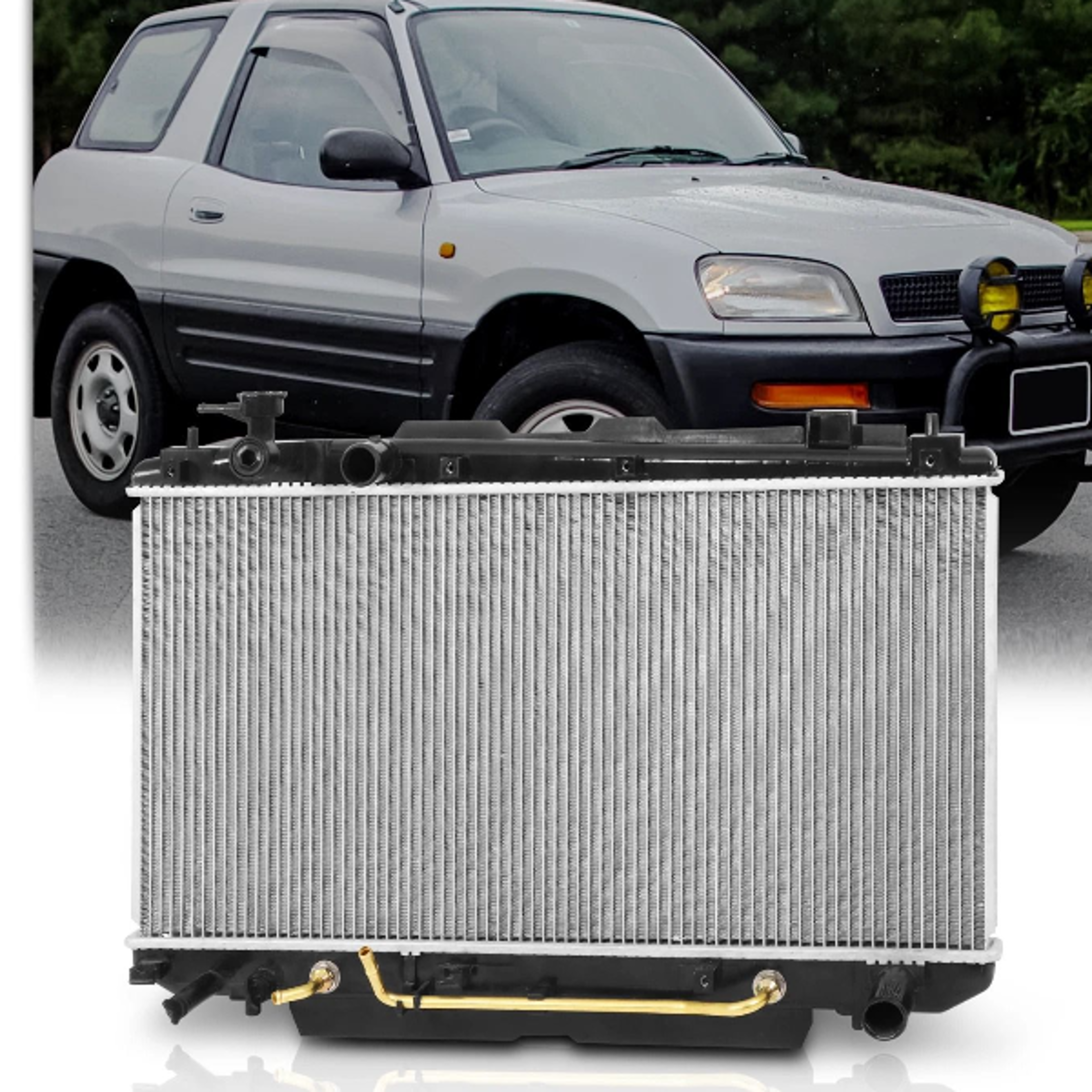 aluminum core radiator replacement – high-performance oe fit