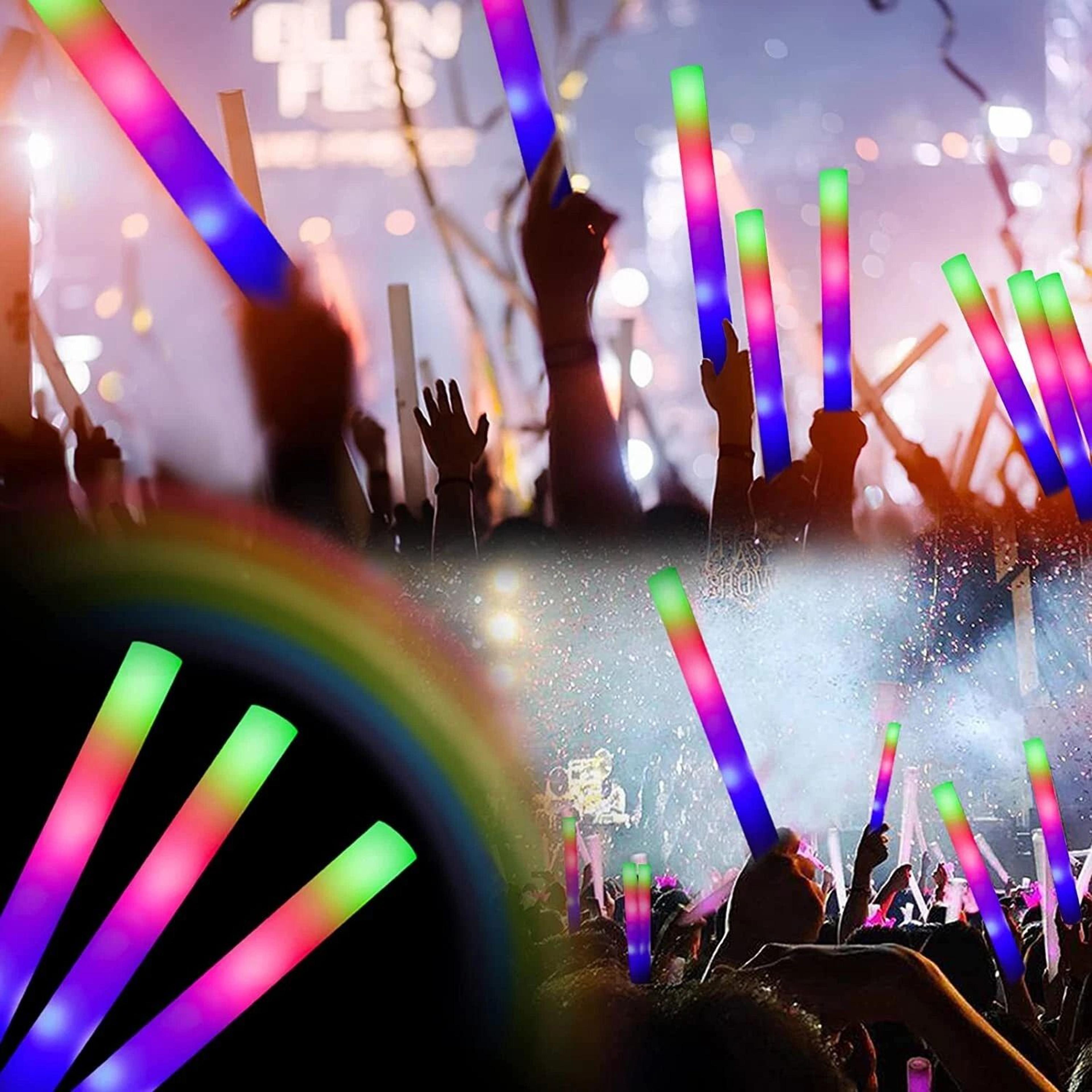 Light Up Foam Sticks  Glow Rally Batons DJ Flashing Glow Stick For Parties 2