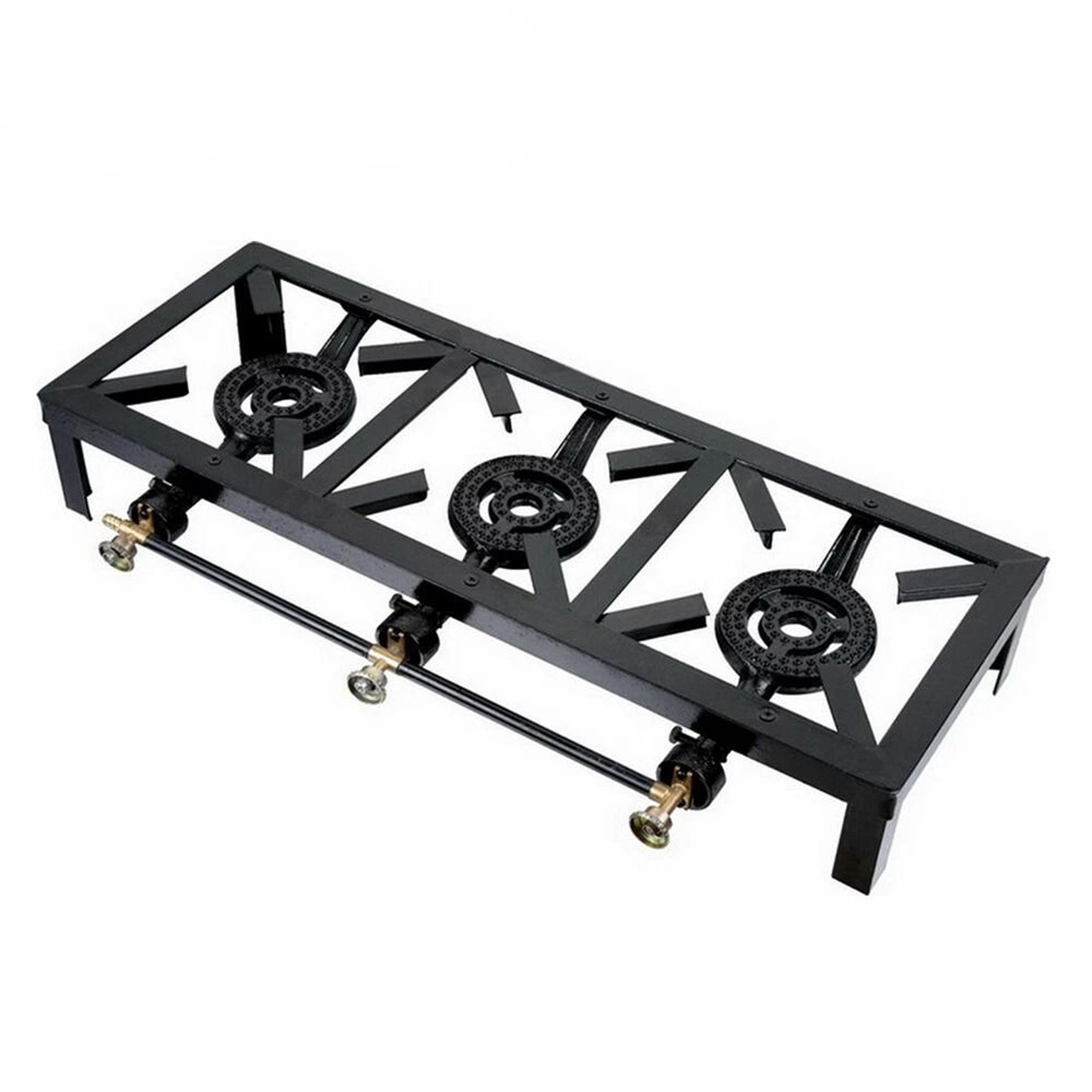 Portable Gas Camping Stove Burner  Outdoor BBQ Cooker 2