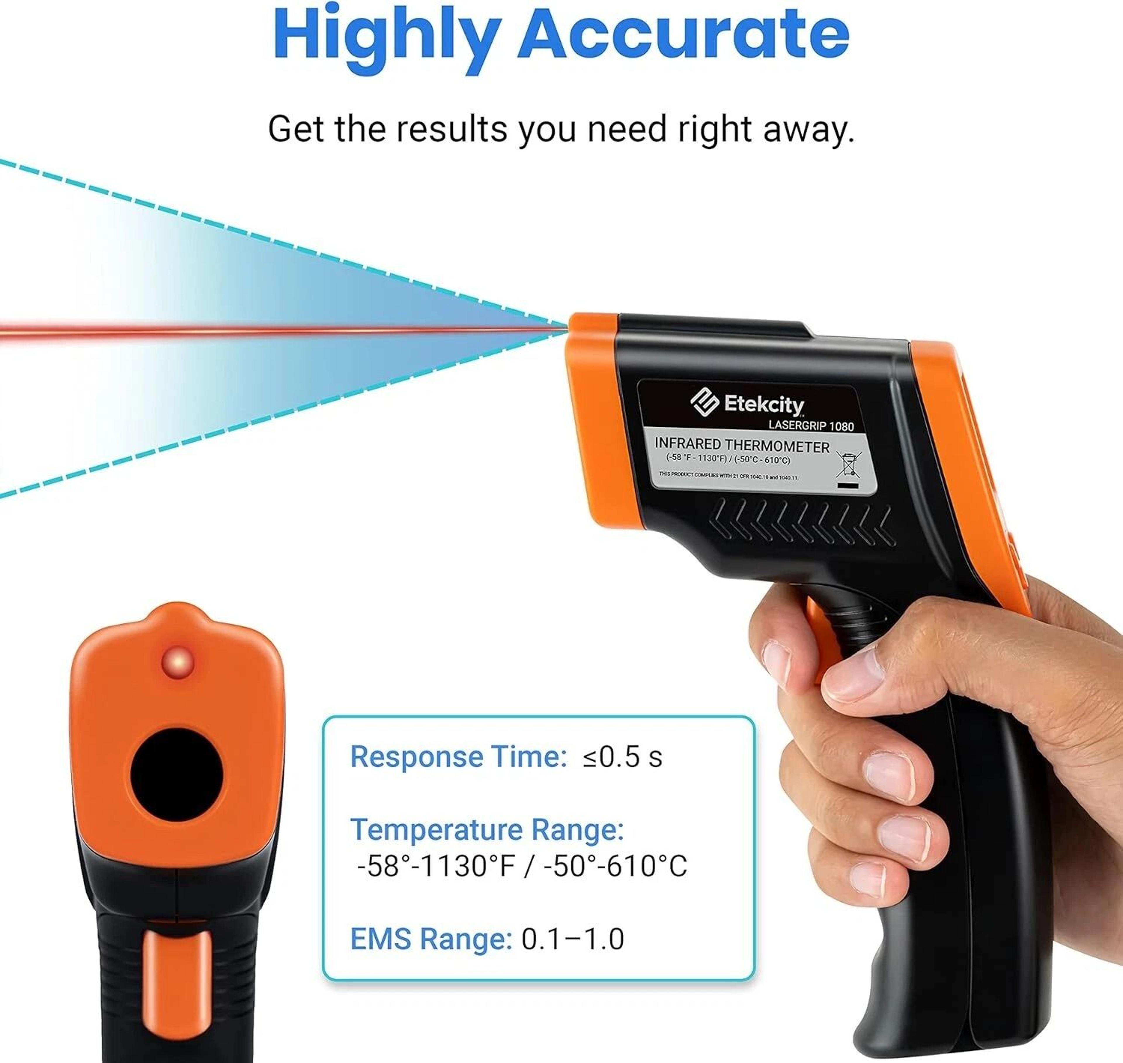Infrared Laser Thermometer Gun  NoContact Digital Temperature Tester For Precise Measurement 2