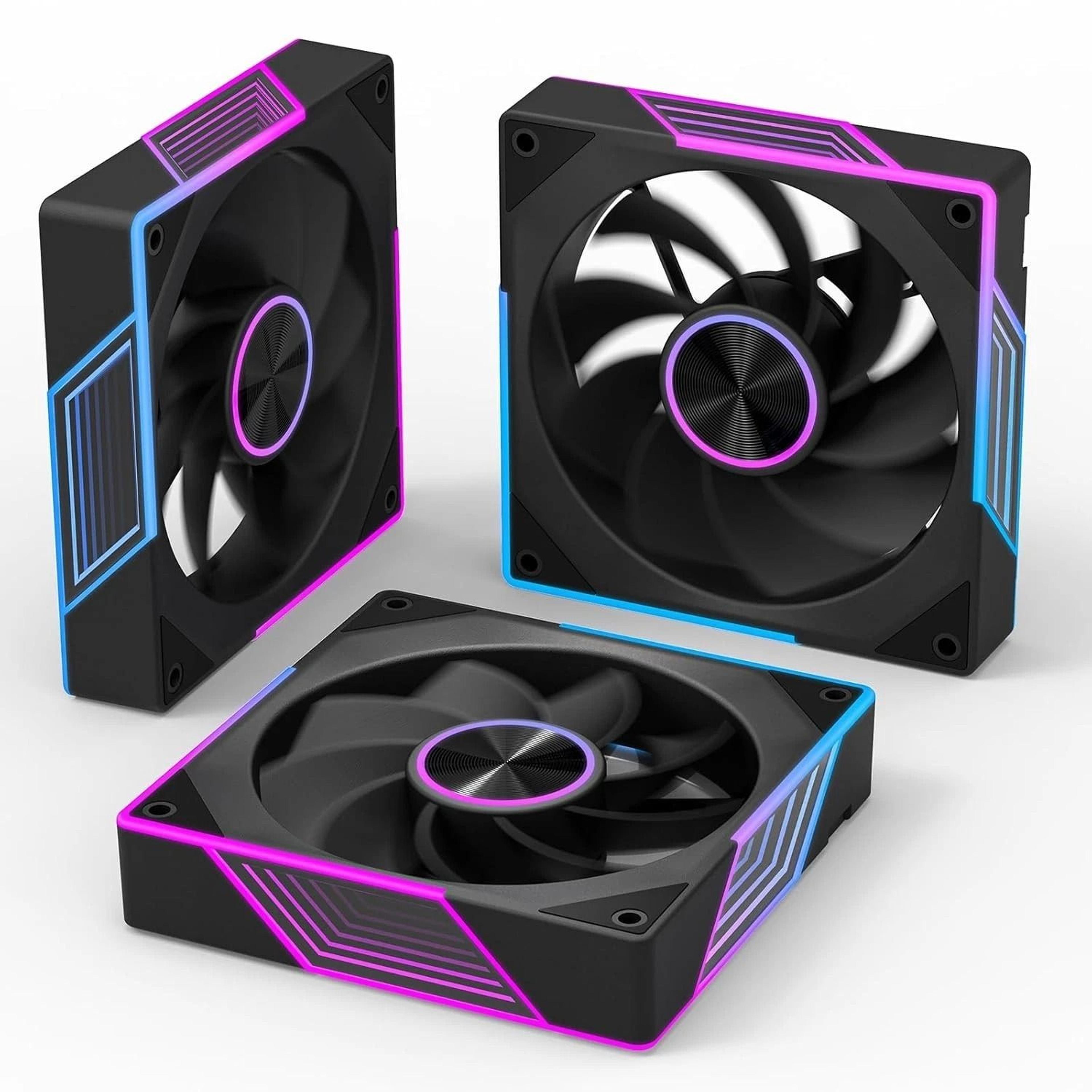 silent computer case fans for pc, cpu cooling