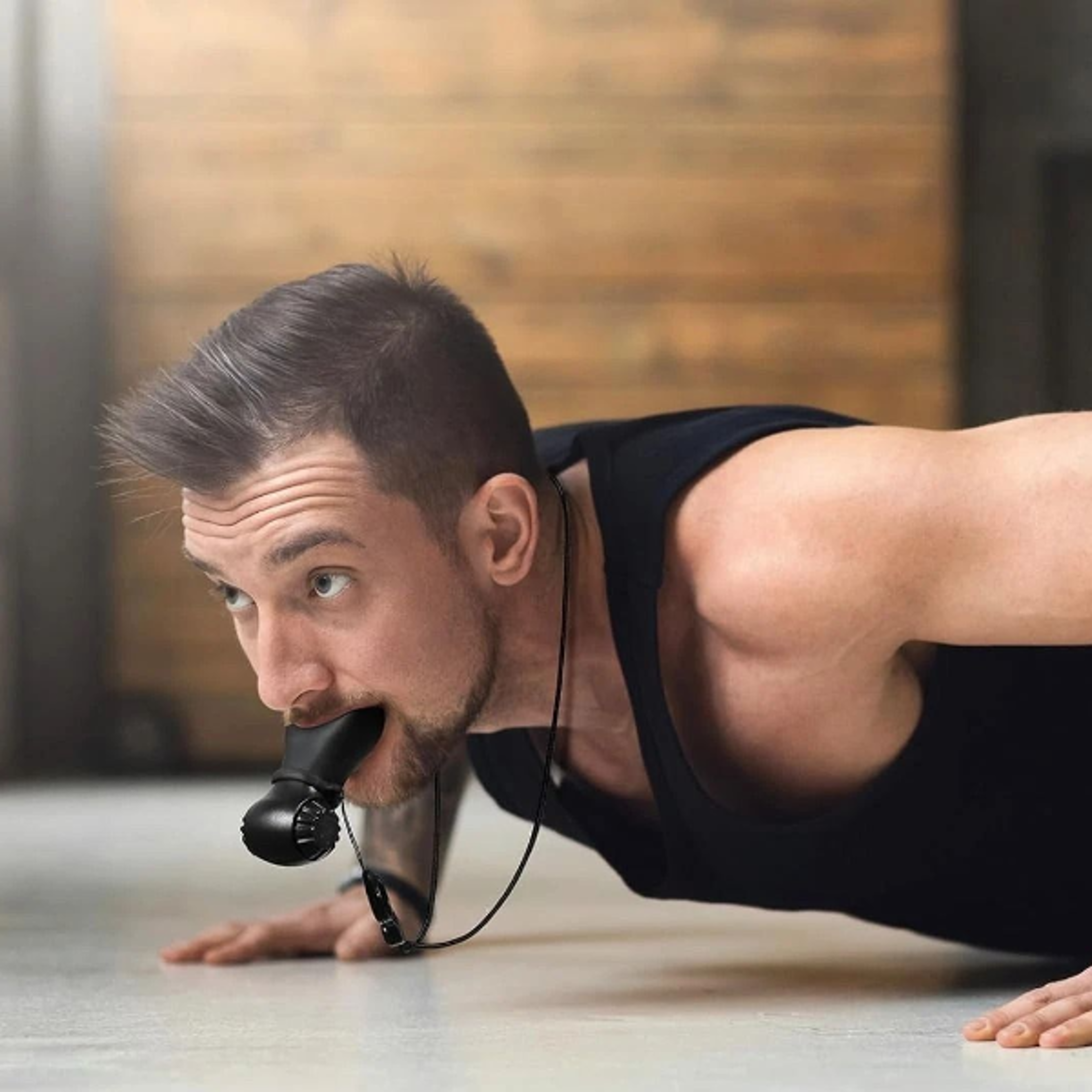 adjustable lung capacity trainer and breathing trainer device for athletes