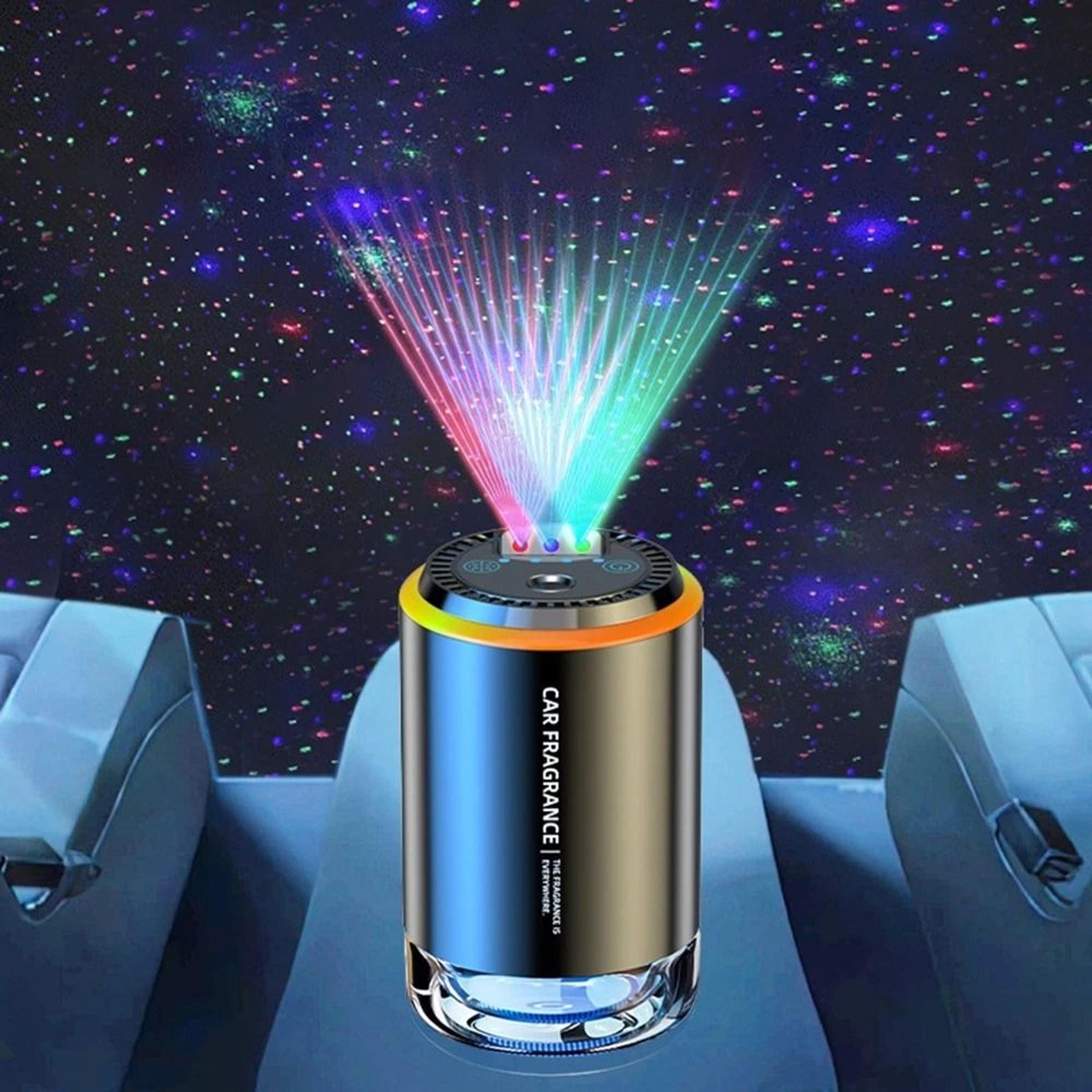 car diffuser air freshener with smart starry sky light – aromatherapy for your vehicle