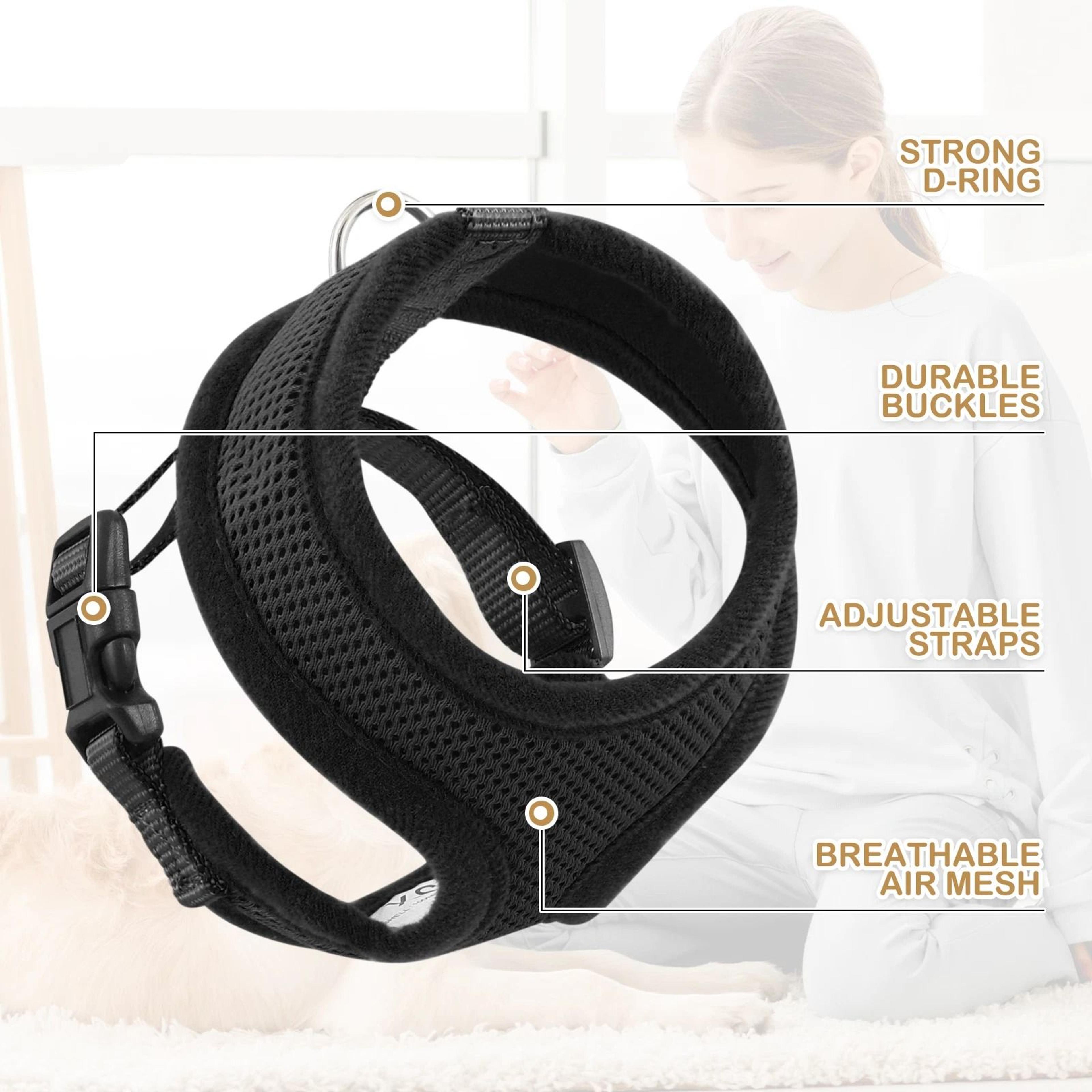 Adjustable Dog Harness  Breathable Mesh Reflective Jacket For Puppies  Small Dogs 3