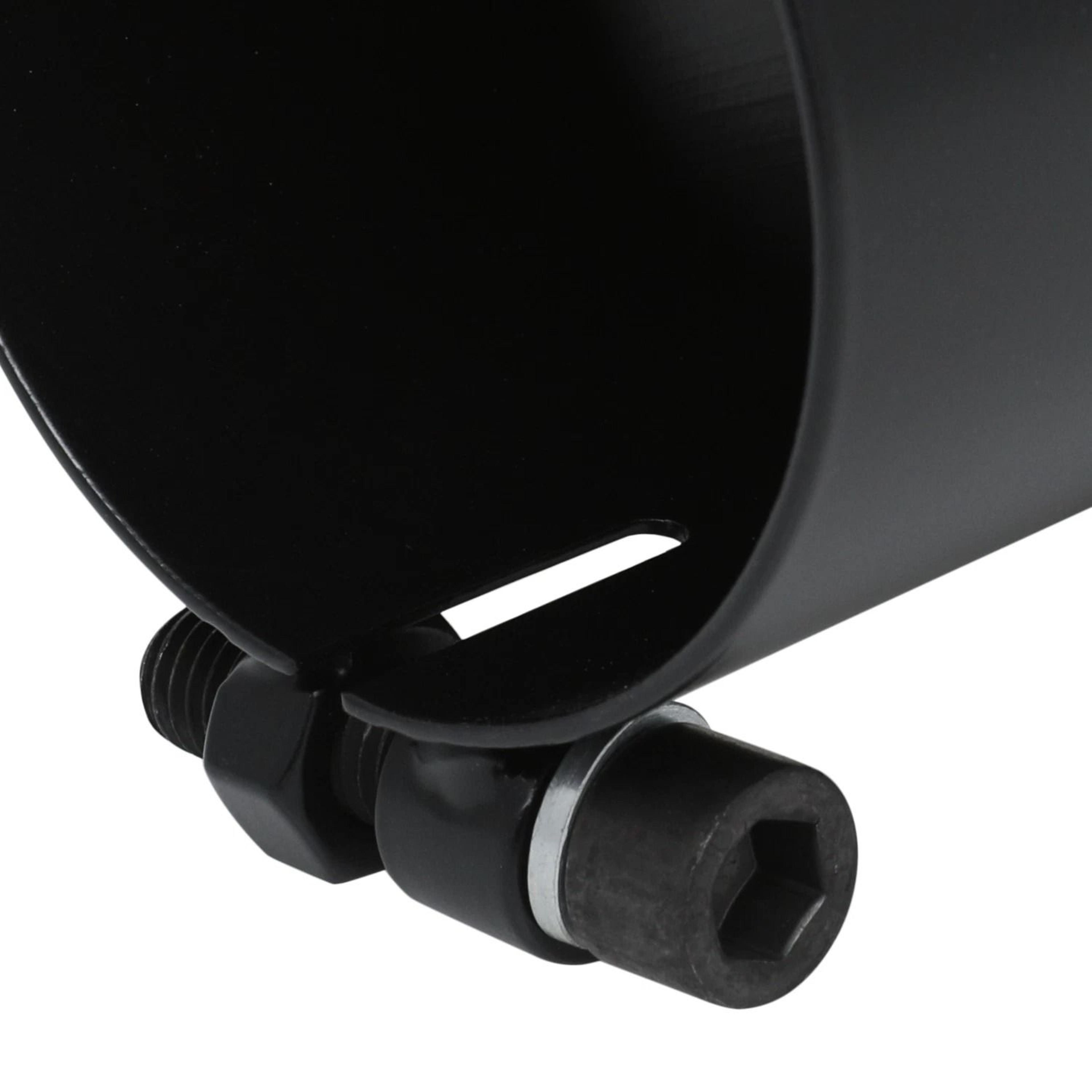 Black Stainless Steel Exhaust Pipe Tail End  Matte Finish 3