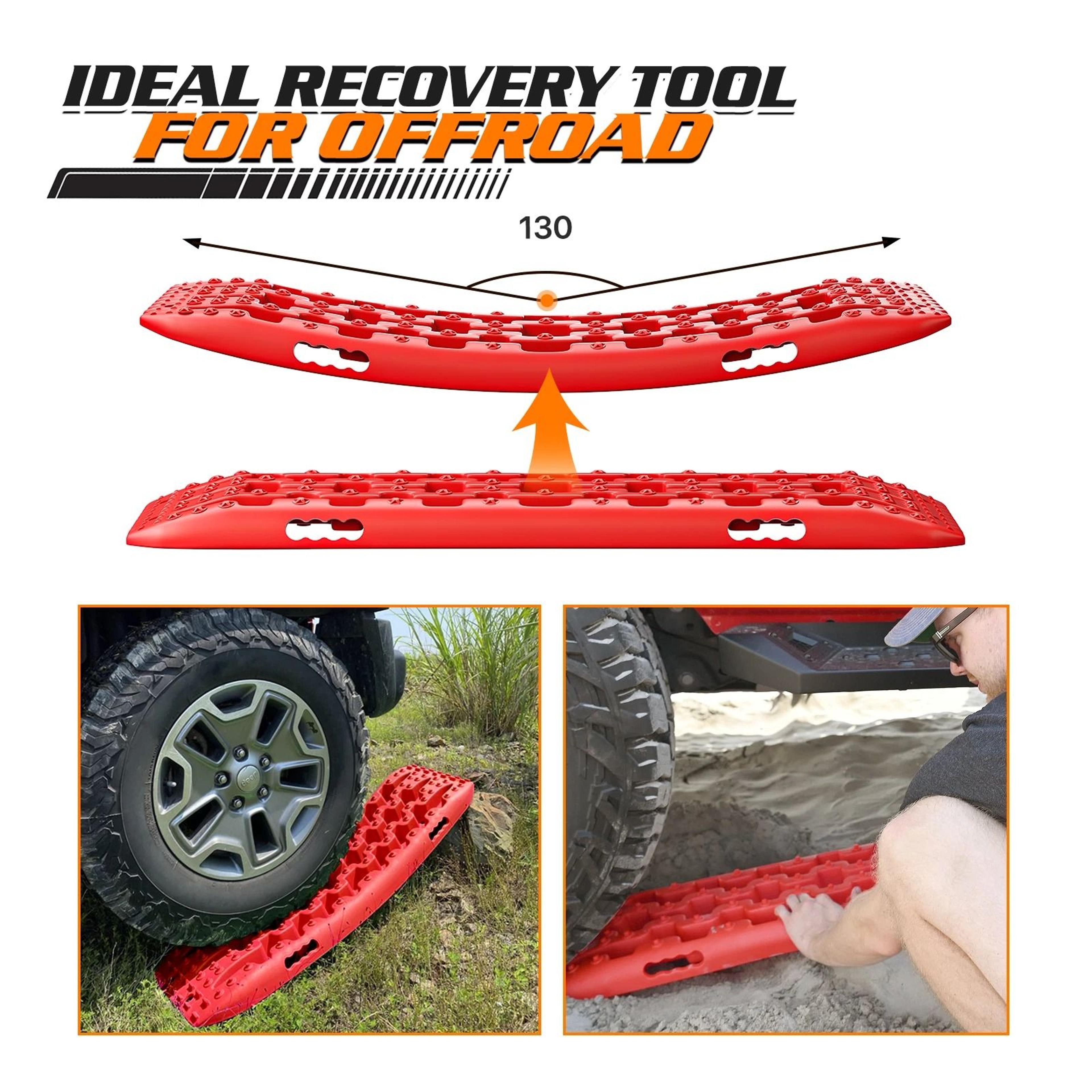 Vehicle Traction Boards For Snow Mud And Sand Recovery  Tire Tracks For Emergency Situations 3