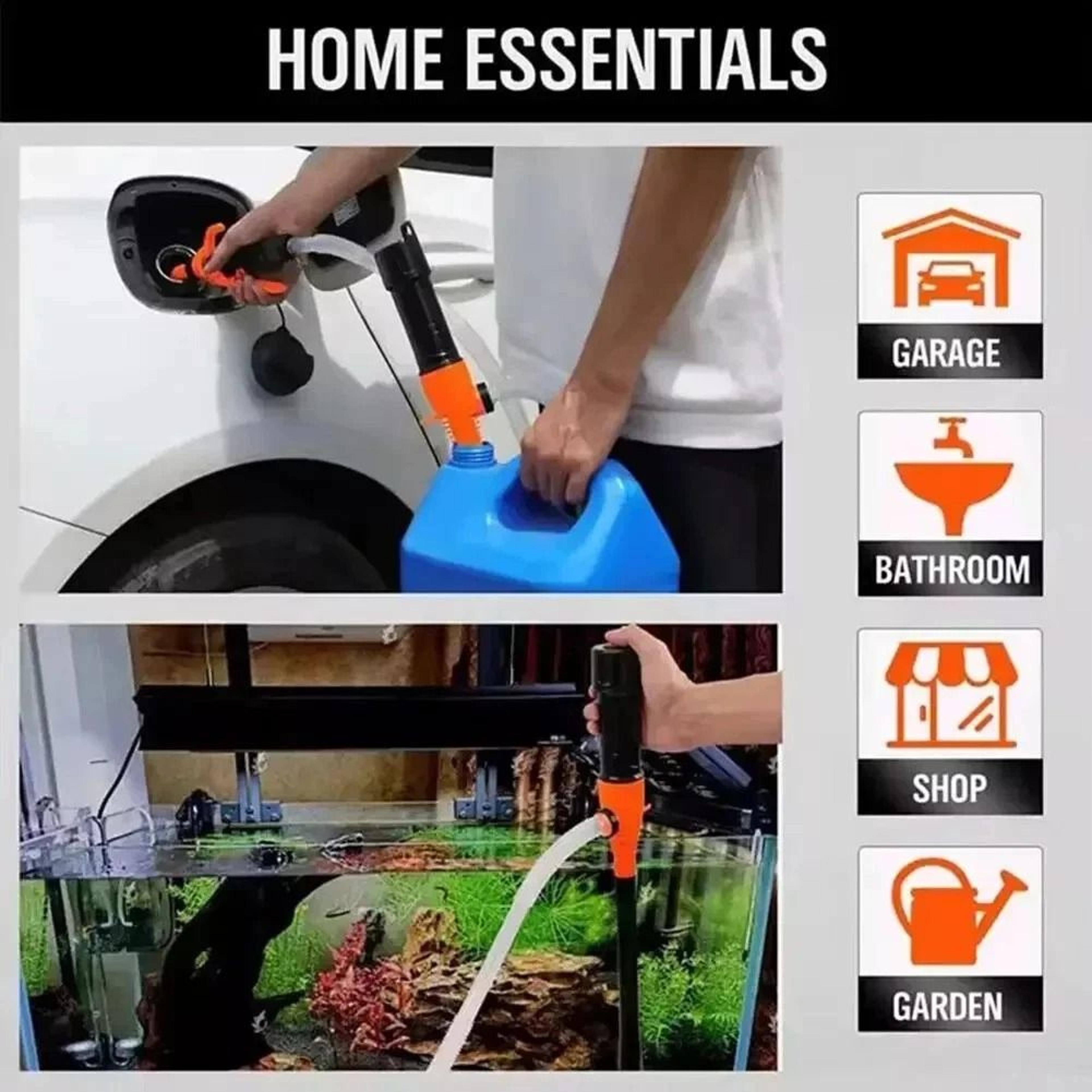 Battery Powered Electric Fuel Transfer Pump For Gas Oil  Liquid  Portable And Efficient Pumping Sol 1
