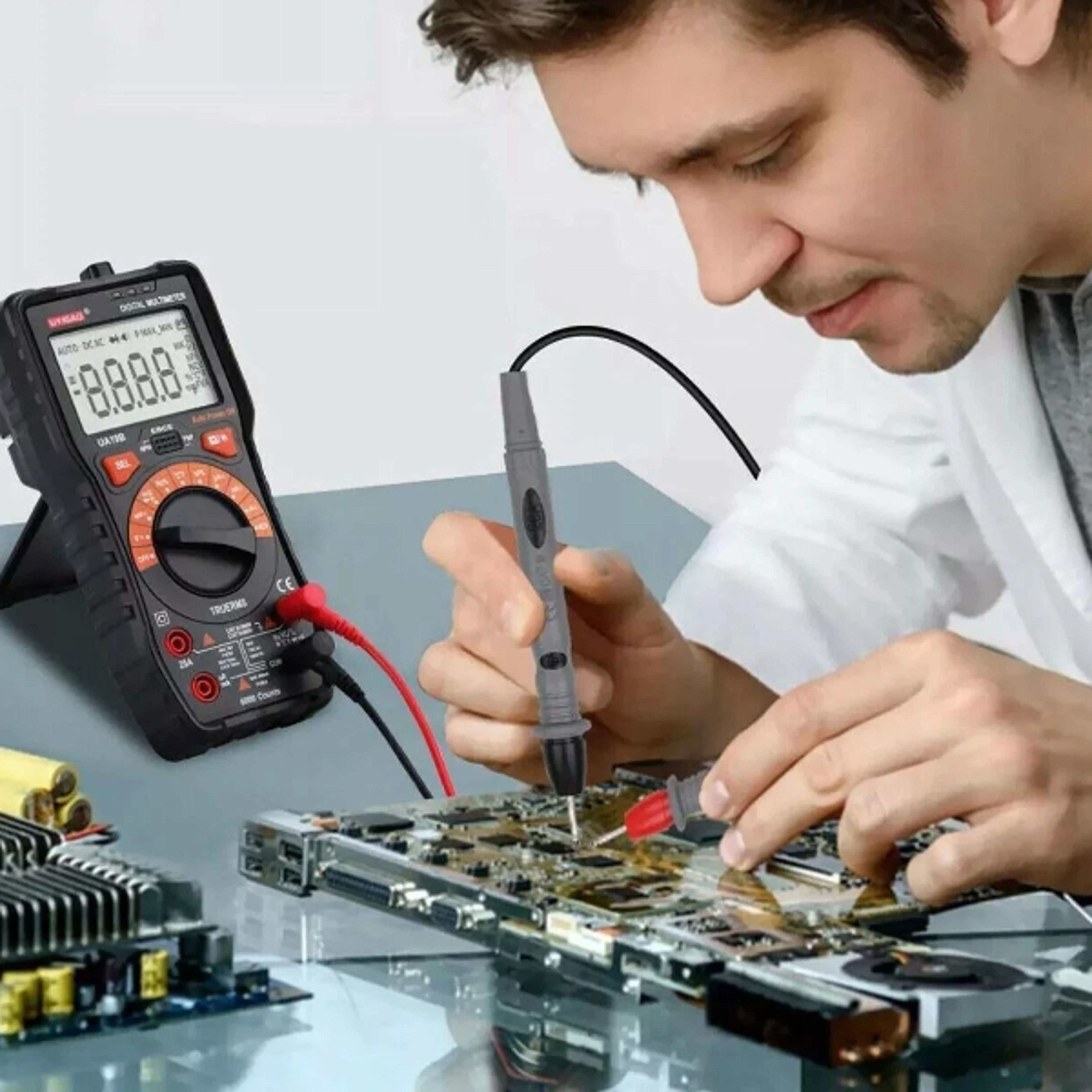 multimeter test leads with alligator clips for fluke meter – premium electrical probes