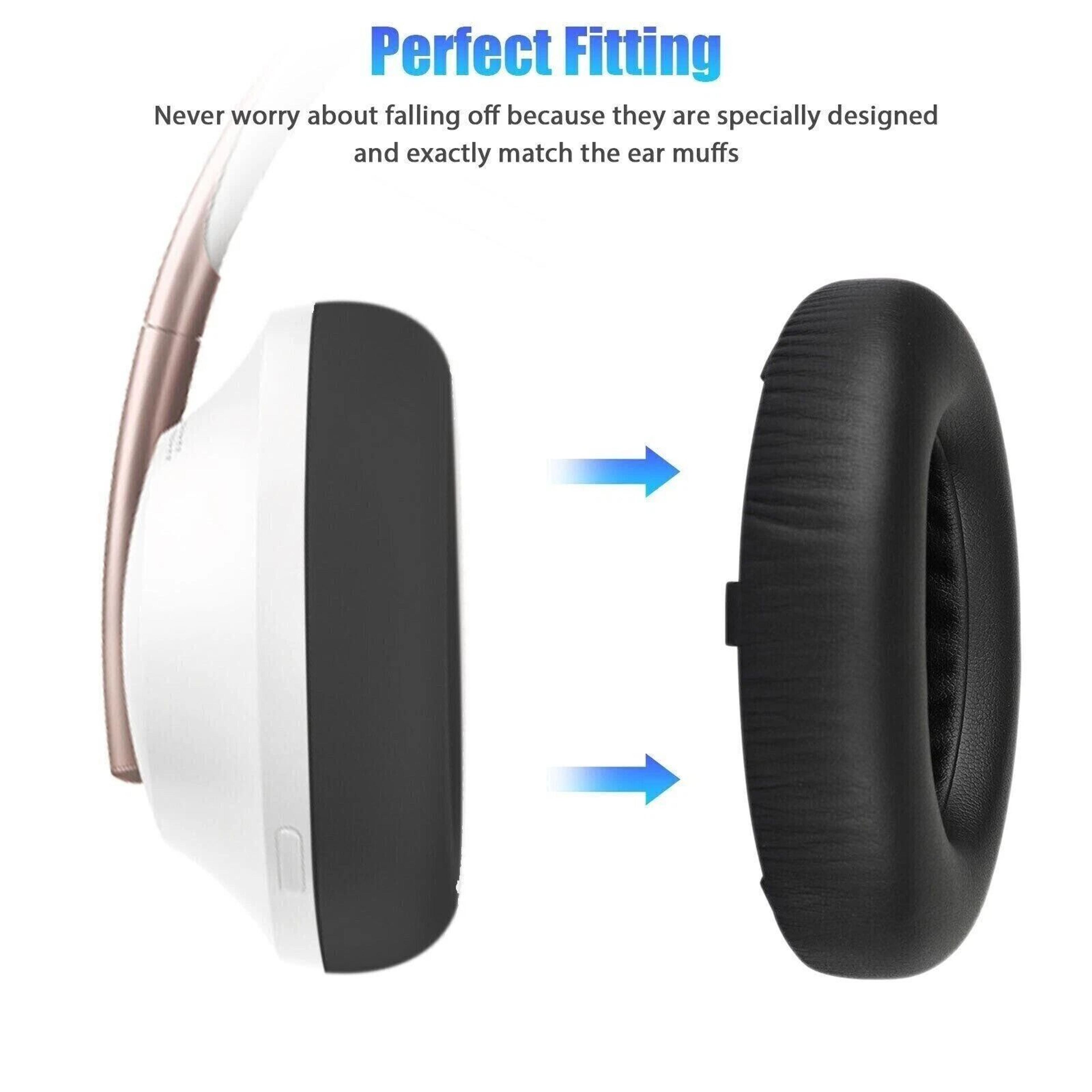 Premium Replacement Ear Pad Cushions  Comfortable Memory Foam With Noise Blocking 1