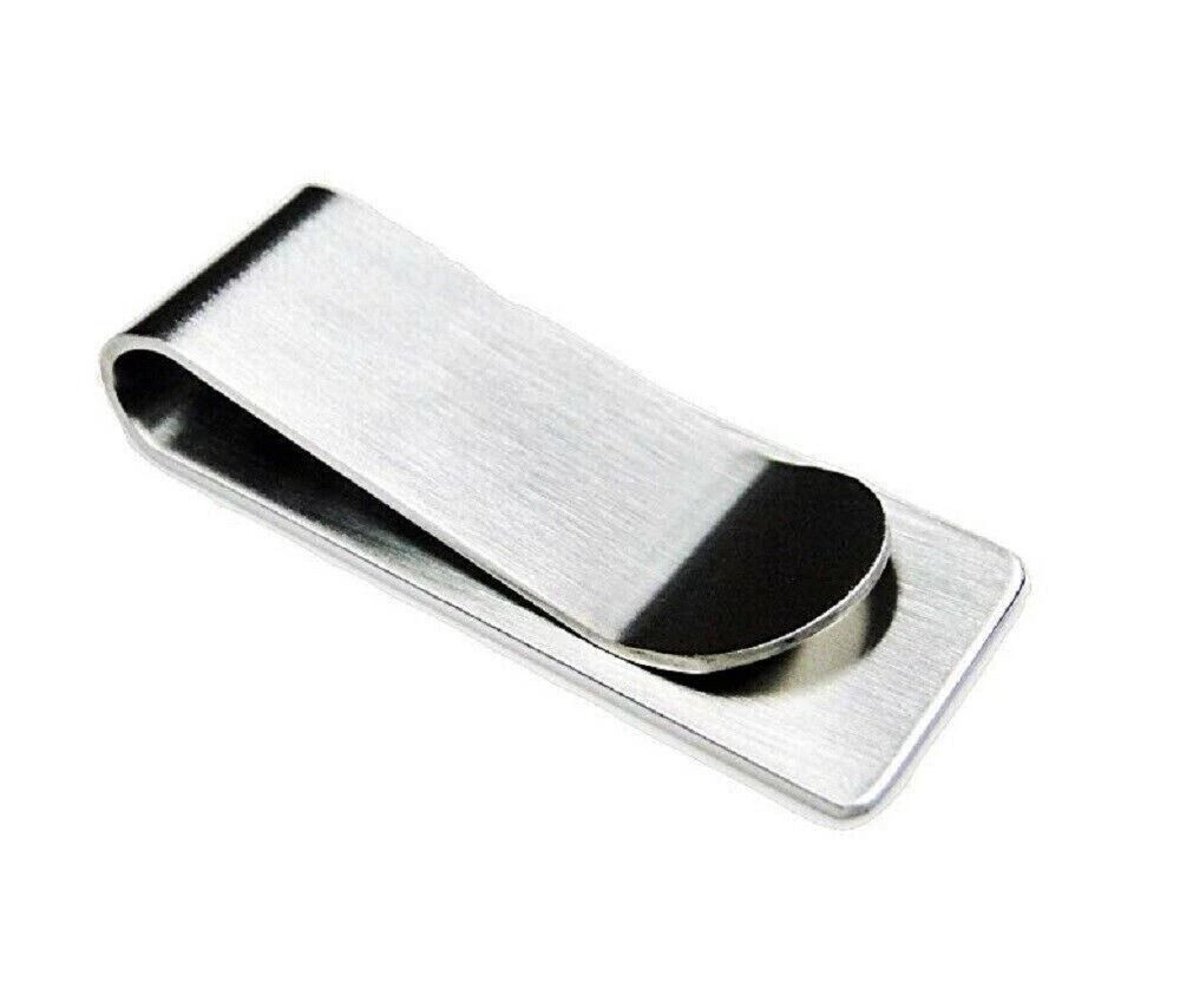 Stainless Steel Money Clip Wallet  Slim  Stylish Metal Pocket Holder For Cash And Credit Cards 3