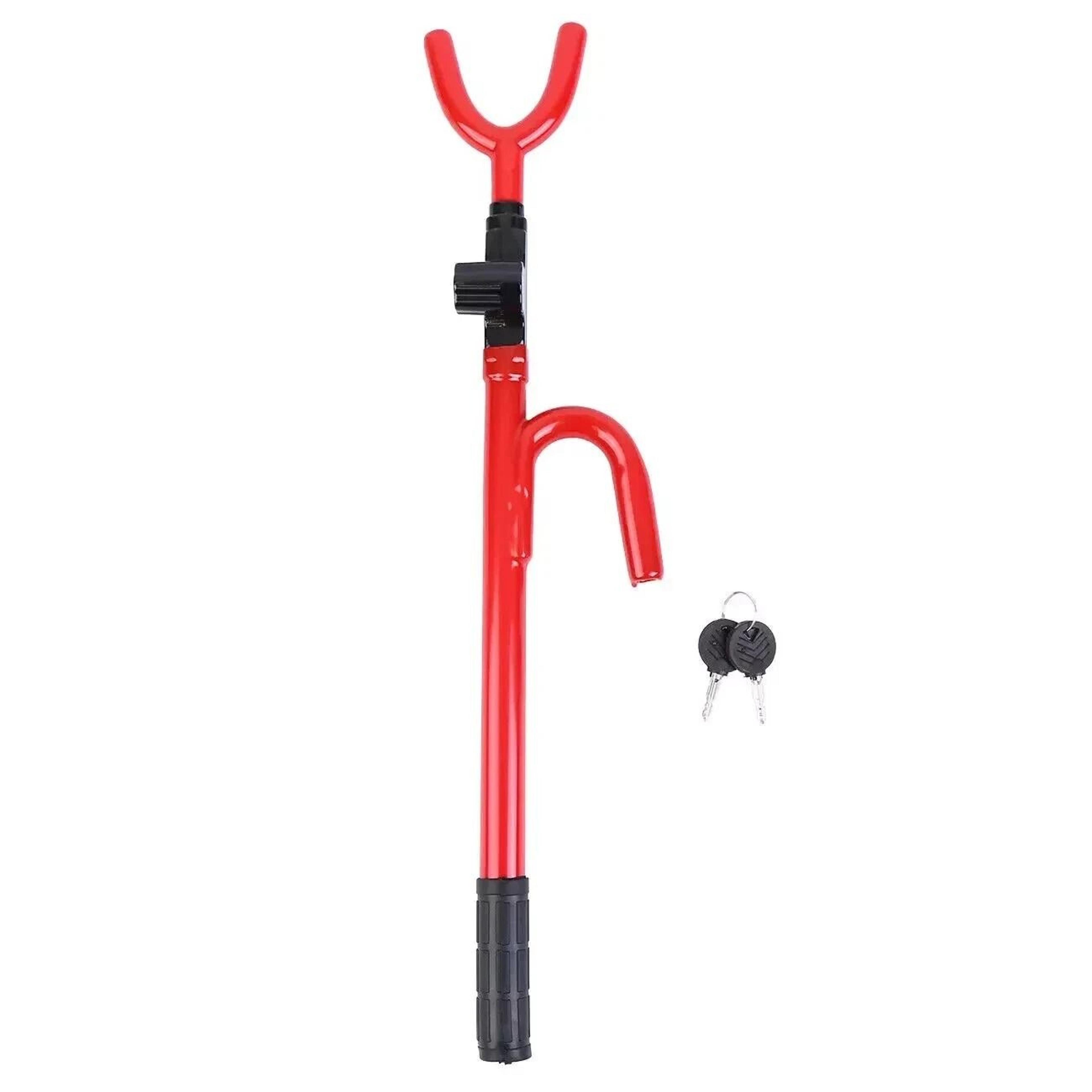 The Club Twin Hooks AntiTheft Steering Wheel Lock For Car Van Truck SUV  Universal Fit 2