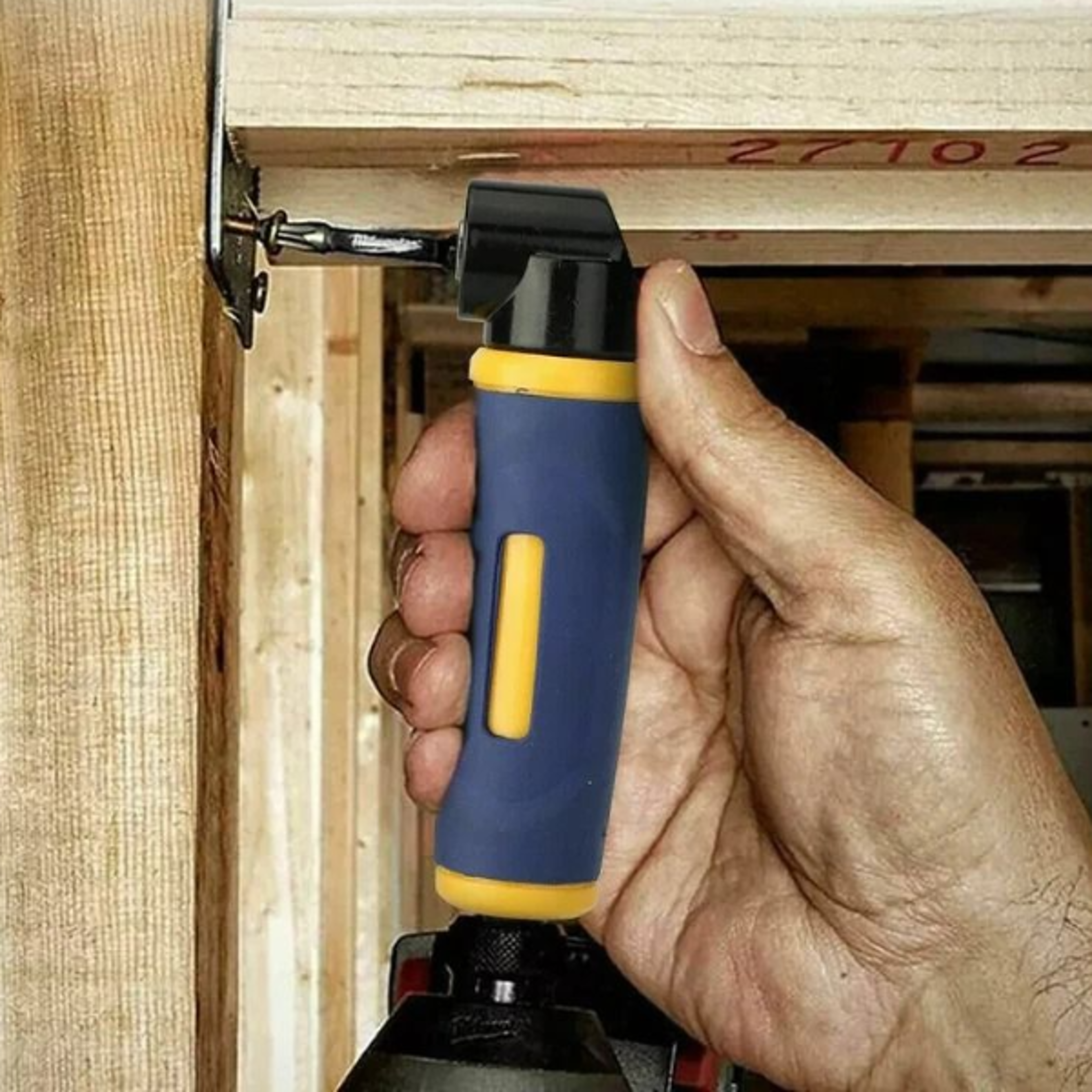 right angle extension screwdriver adapter – steel drill attachment