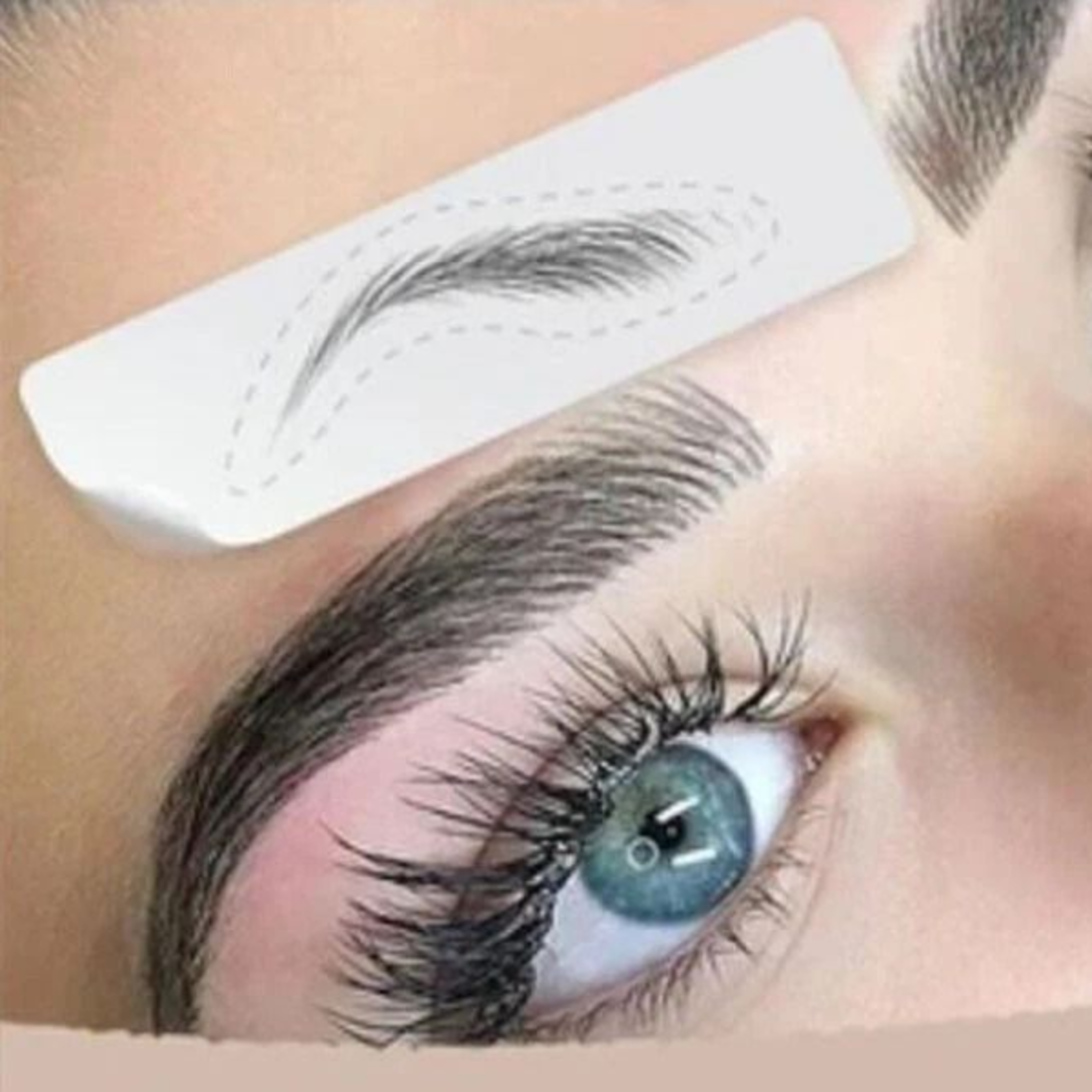 brow liner sticker bionic tattoo eyebrow stamp waterproof, long lasting eyebrow solution