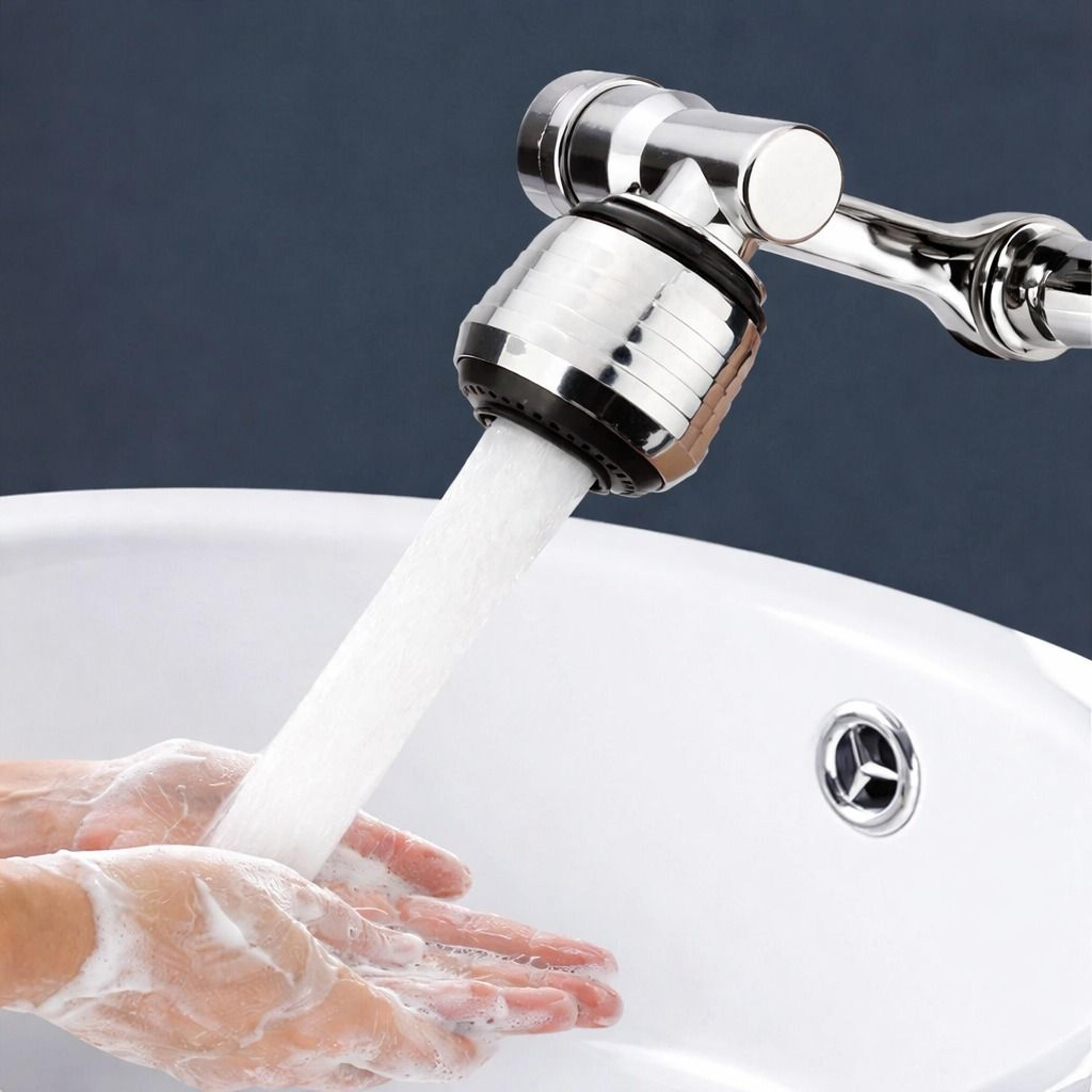 universal swivel extension faucet arm tap extenders easy water conservation and extended reach for kitchen faucets