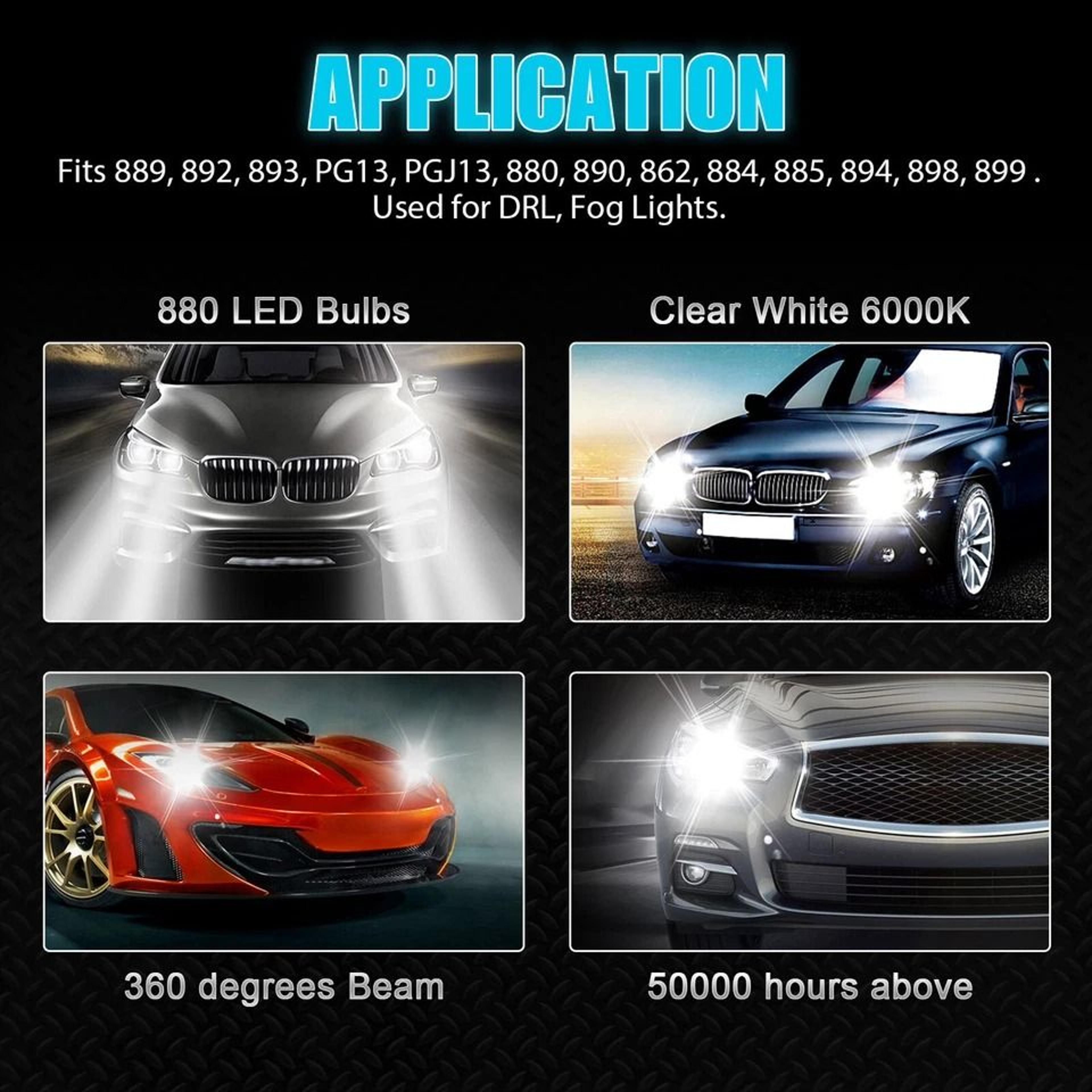 LED Fog Light Driving Bulbs 2