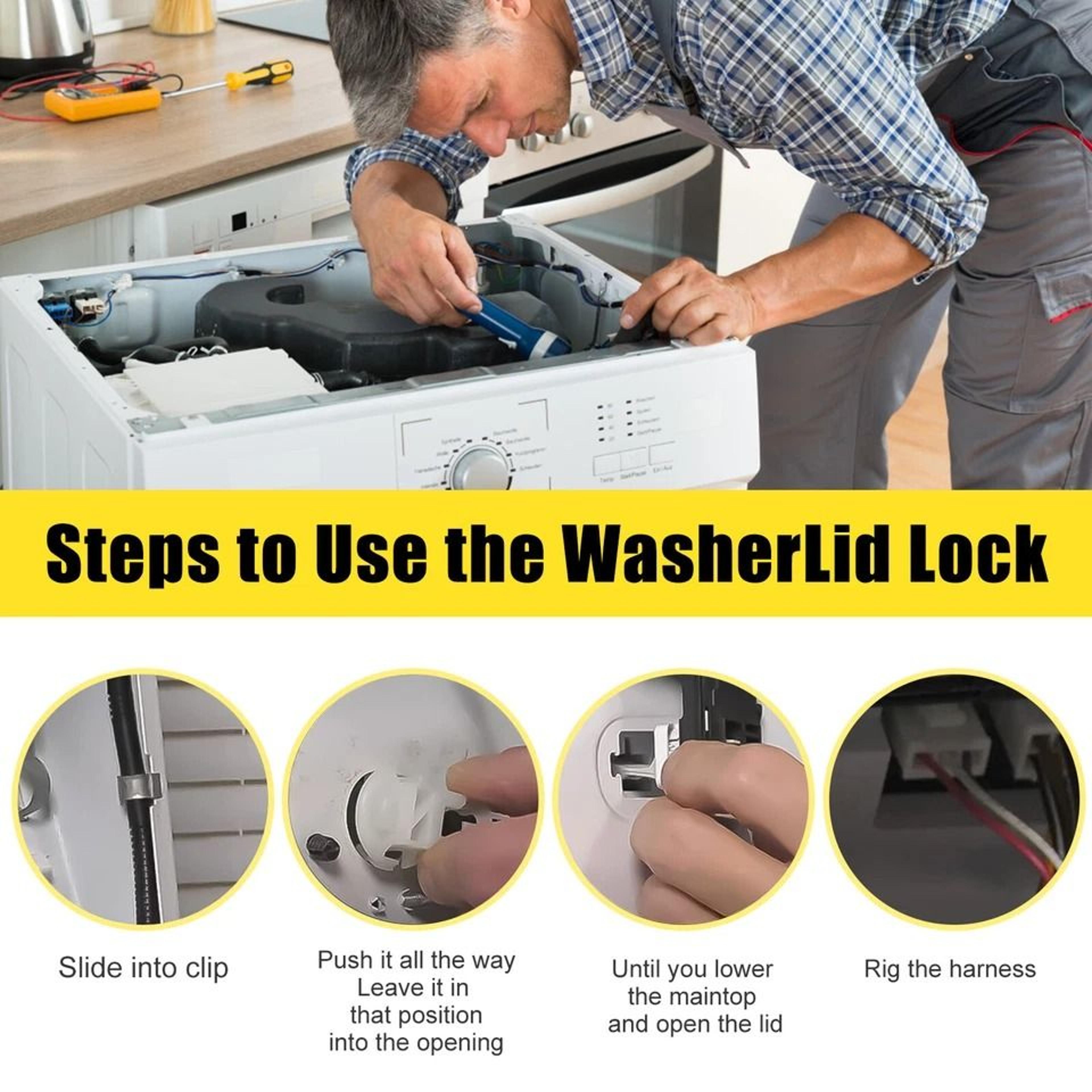 Whirlpool Washer Lid Lock Switch Replacement 2