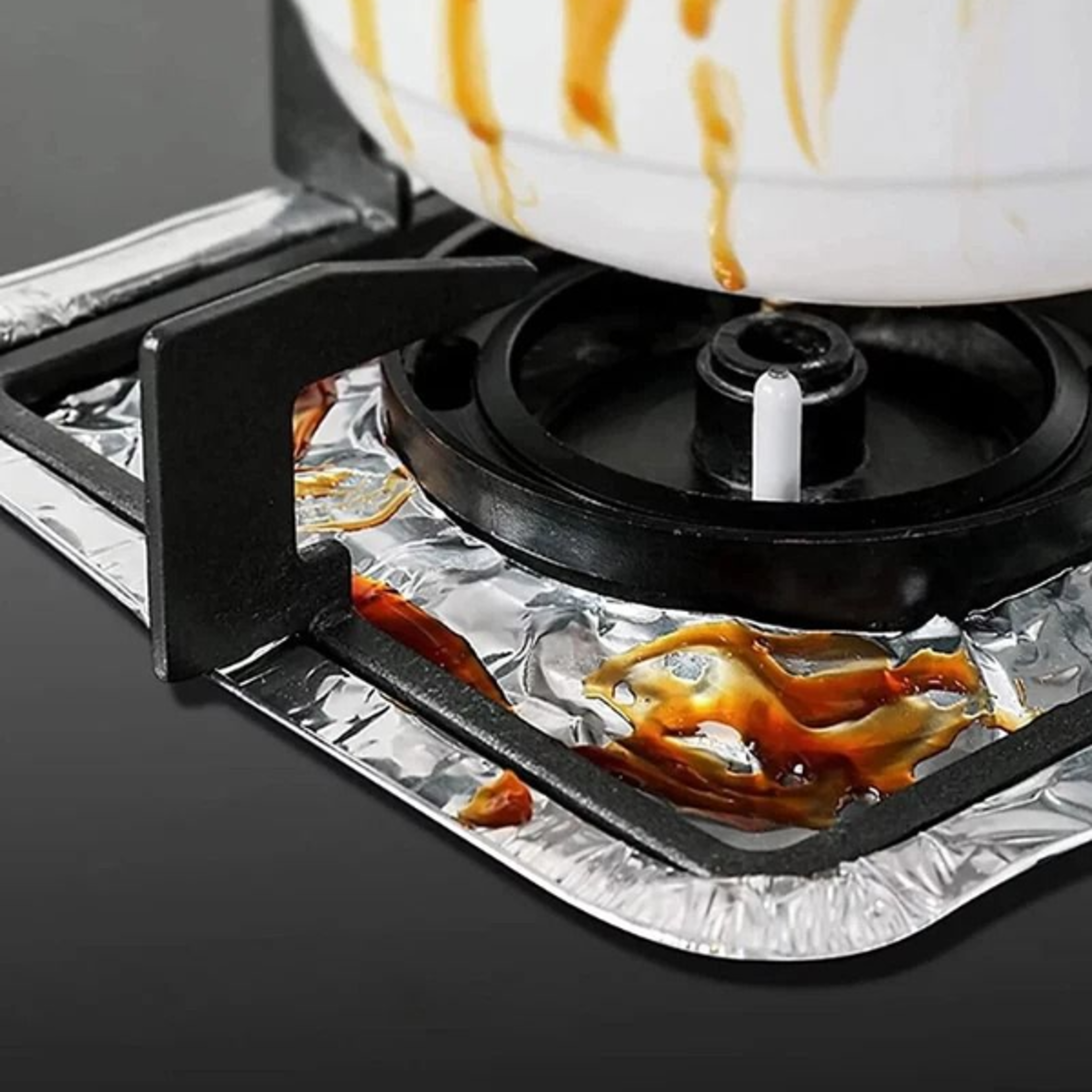 aluminum foil burner covers heavy duty disposable stove protector liners for easy cleanup