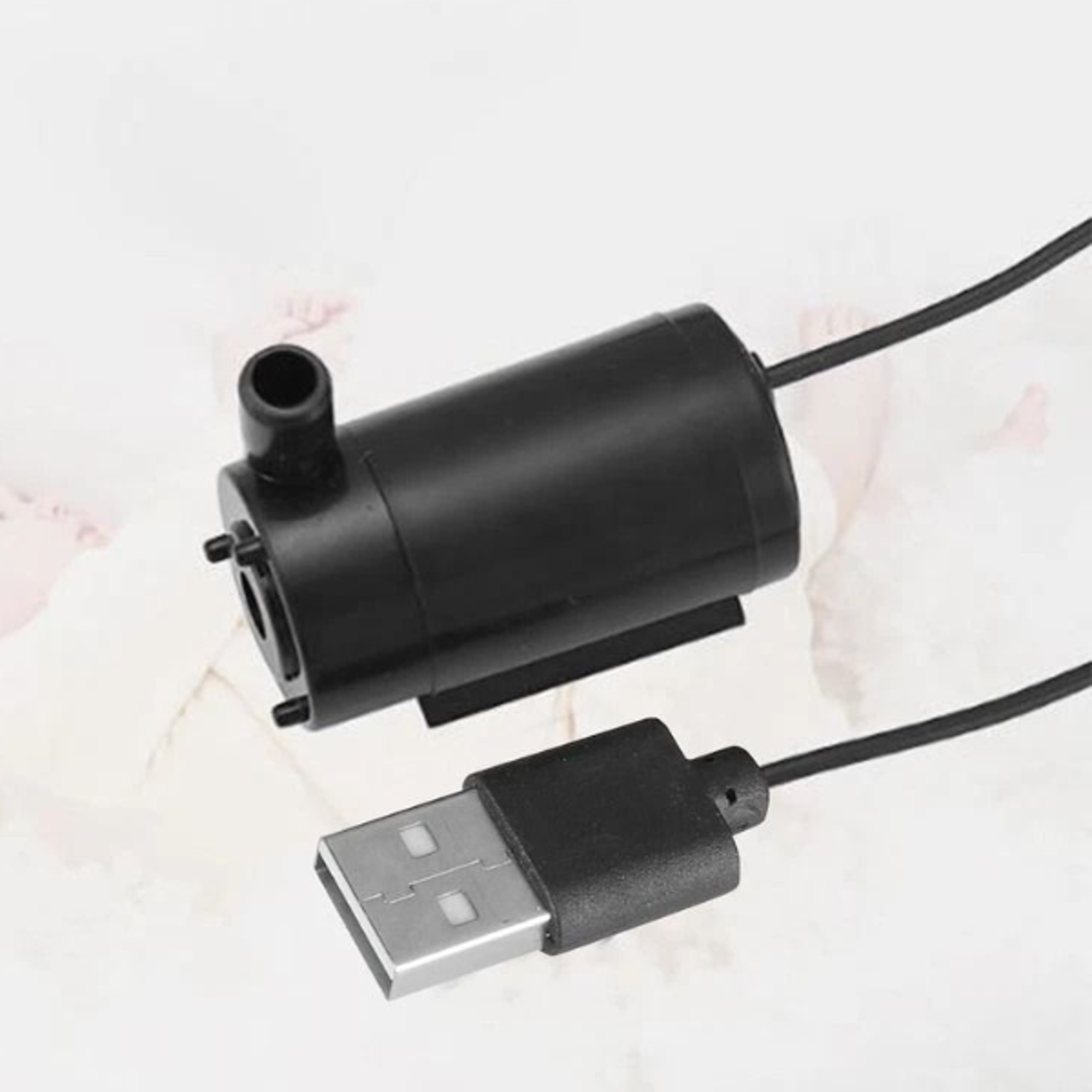 mini submersible water pump for garden & home, quiet usb powered fountain tool