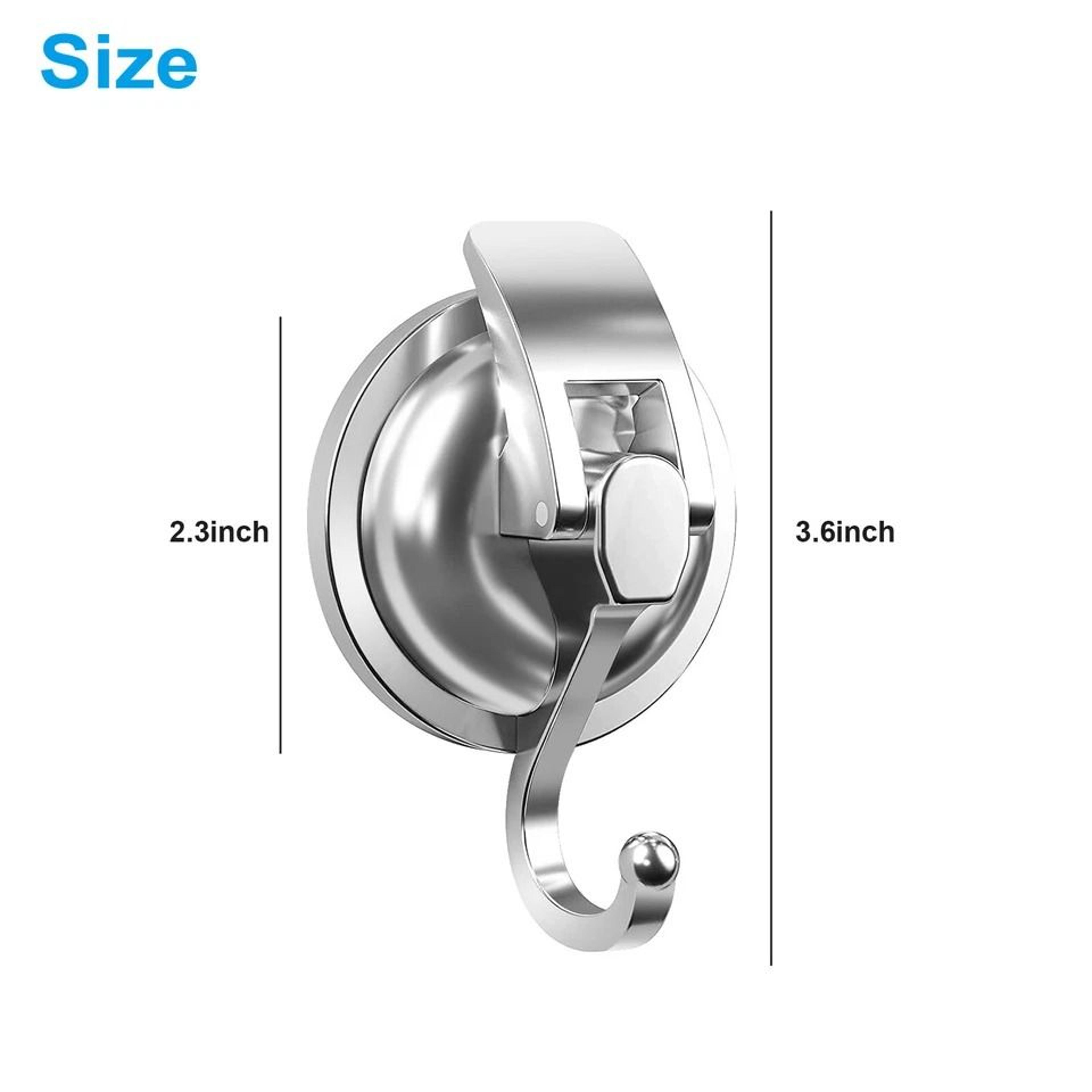 Heavy Duty Suction Cup Hooks Waterproof Wall Hanger For Kitchen  Bathroom 1