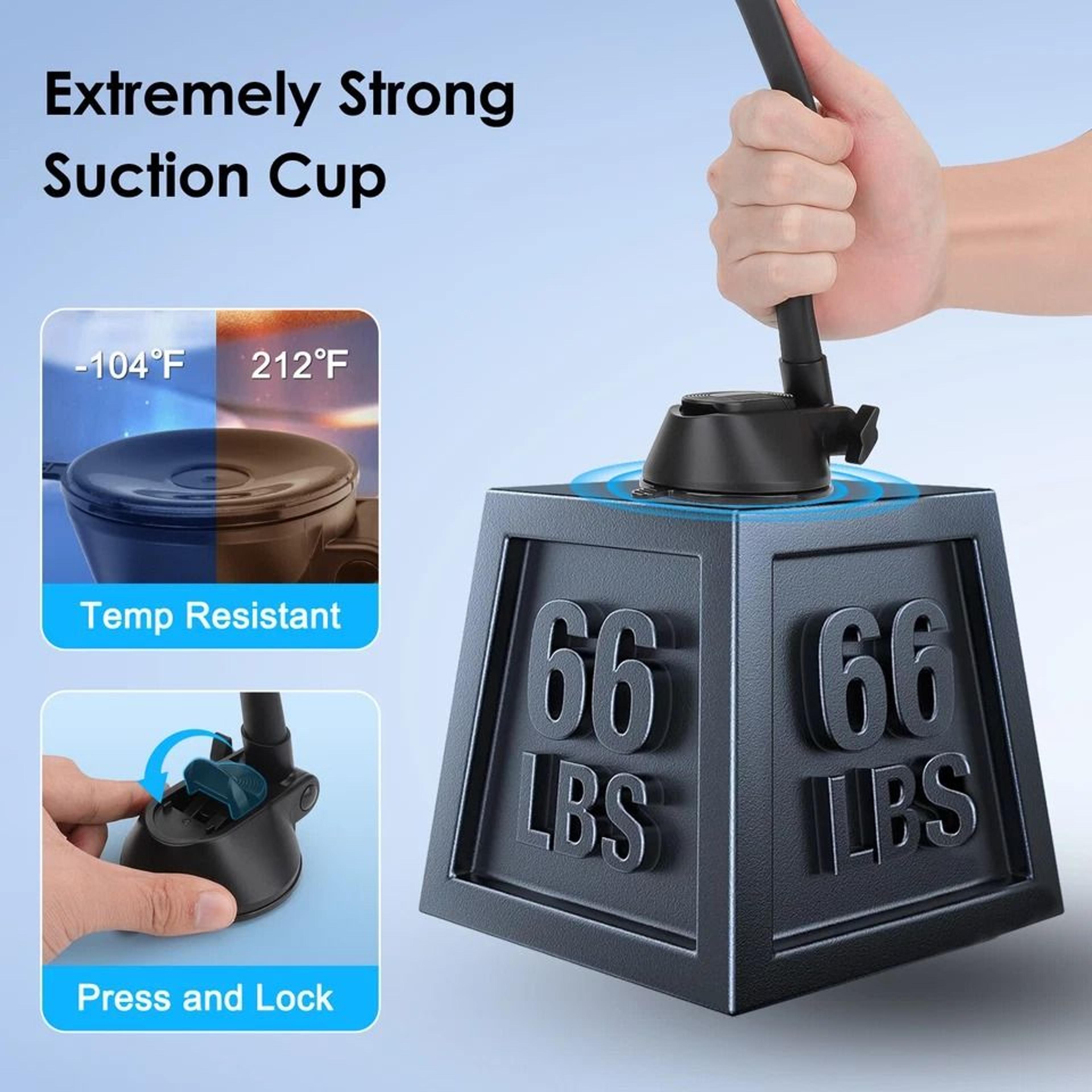 Car Tablet Holder Gooseneck Windshield  Dashboard Mount 3