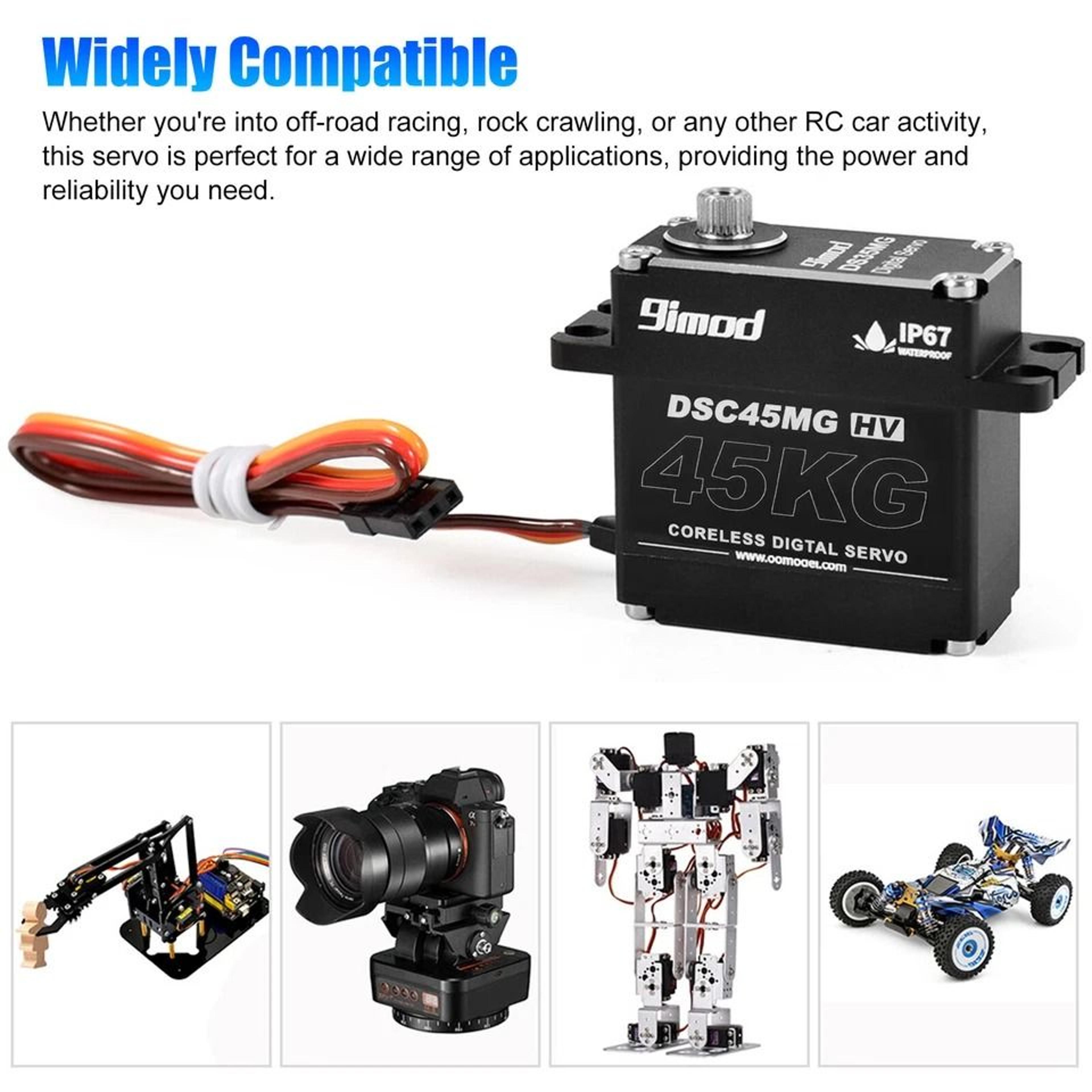 Waterproof Metal Gear Servo For RC Cars High Torque  Speed 3