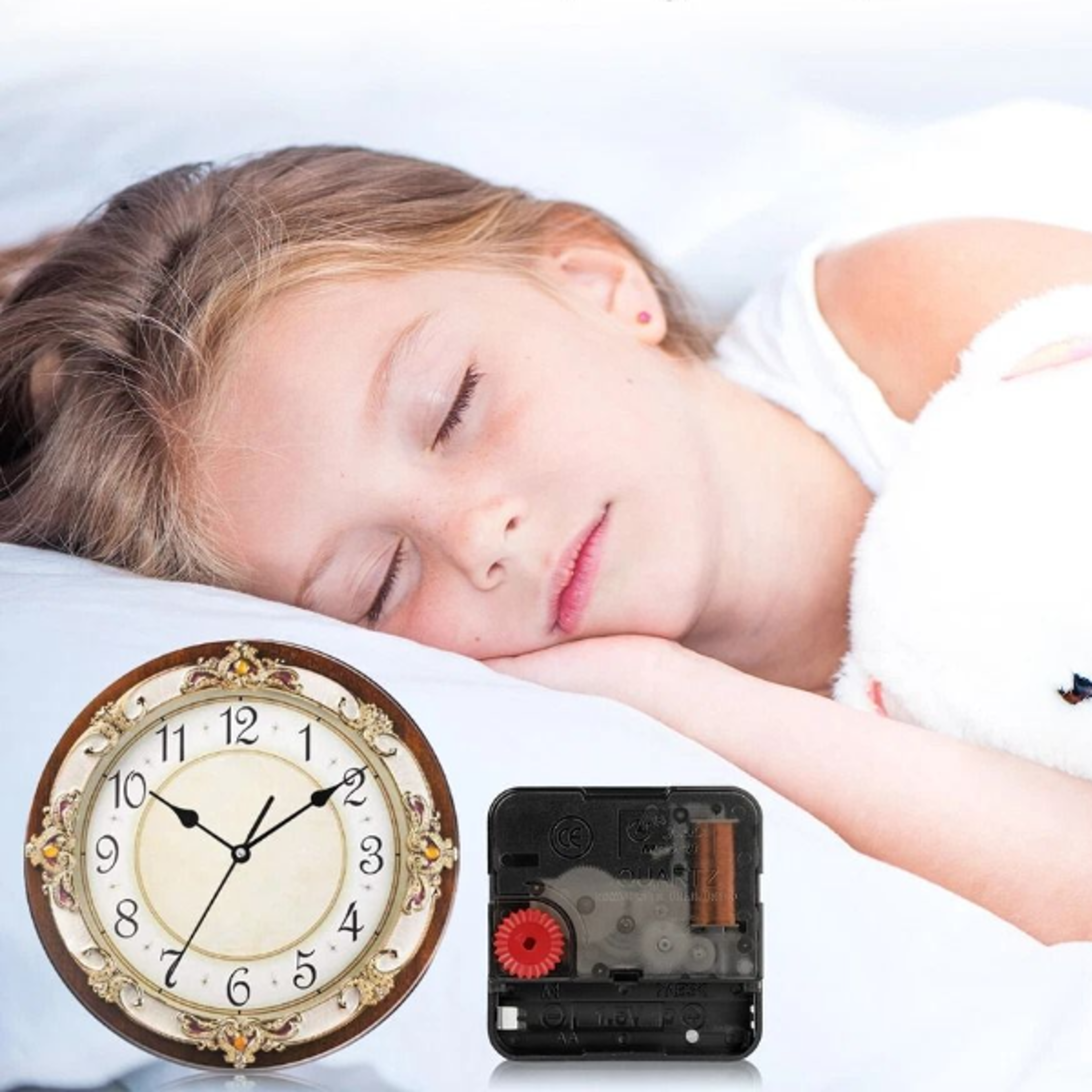 wall clock movement mechanism diy replacement hands repair tool kit for clock restoration & customization