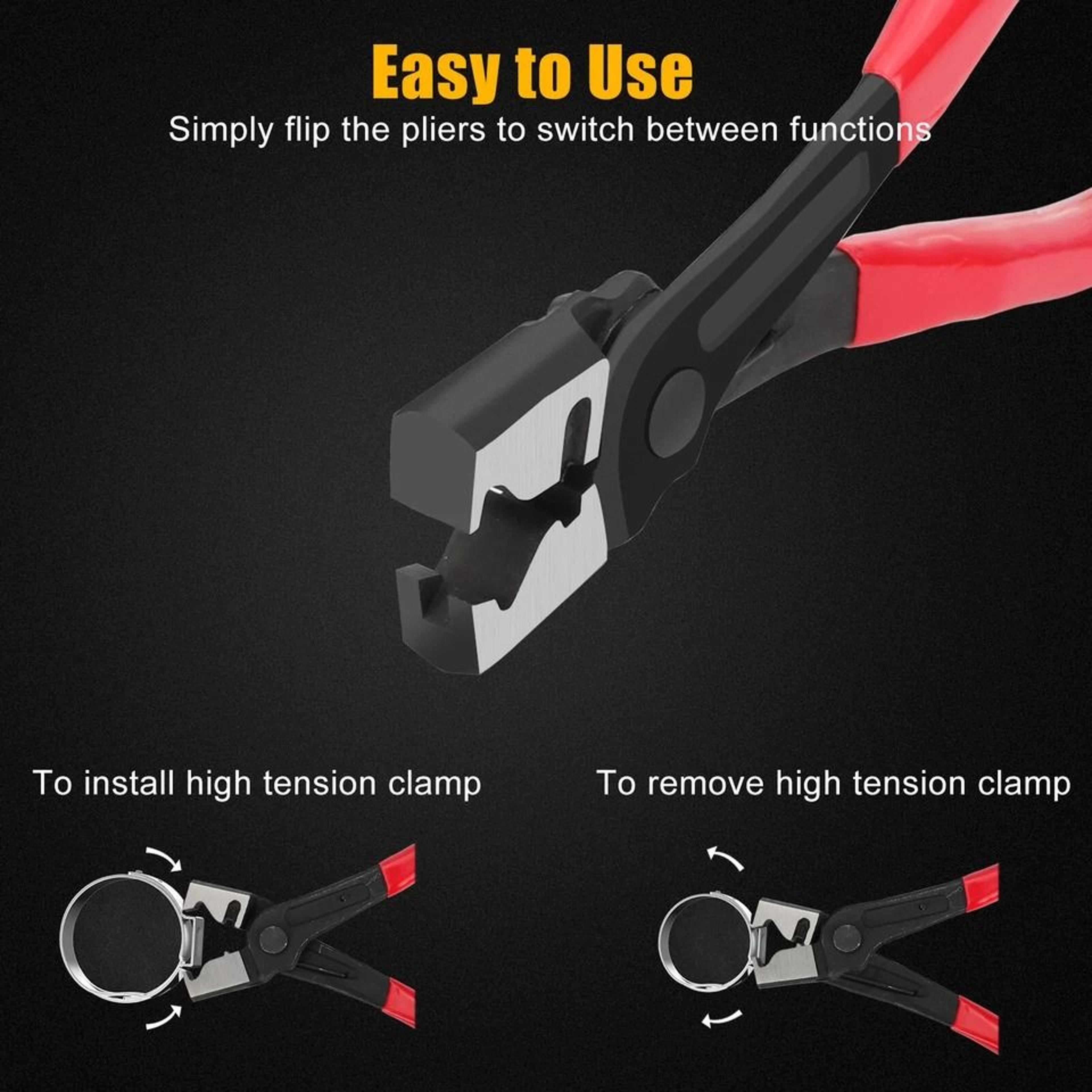 Hose Clamp Pliers For Clic  Clic R Type Durable Carbon Steel CV Boot Clamp Tool 2