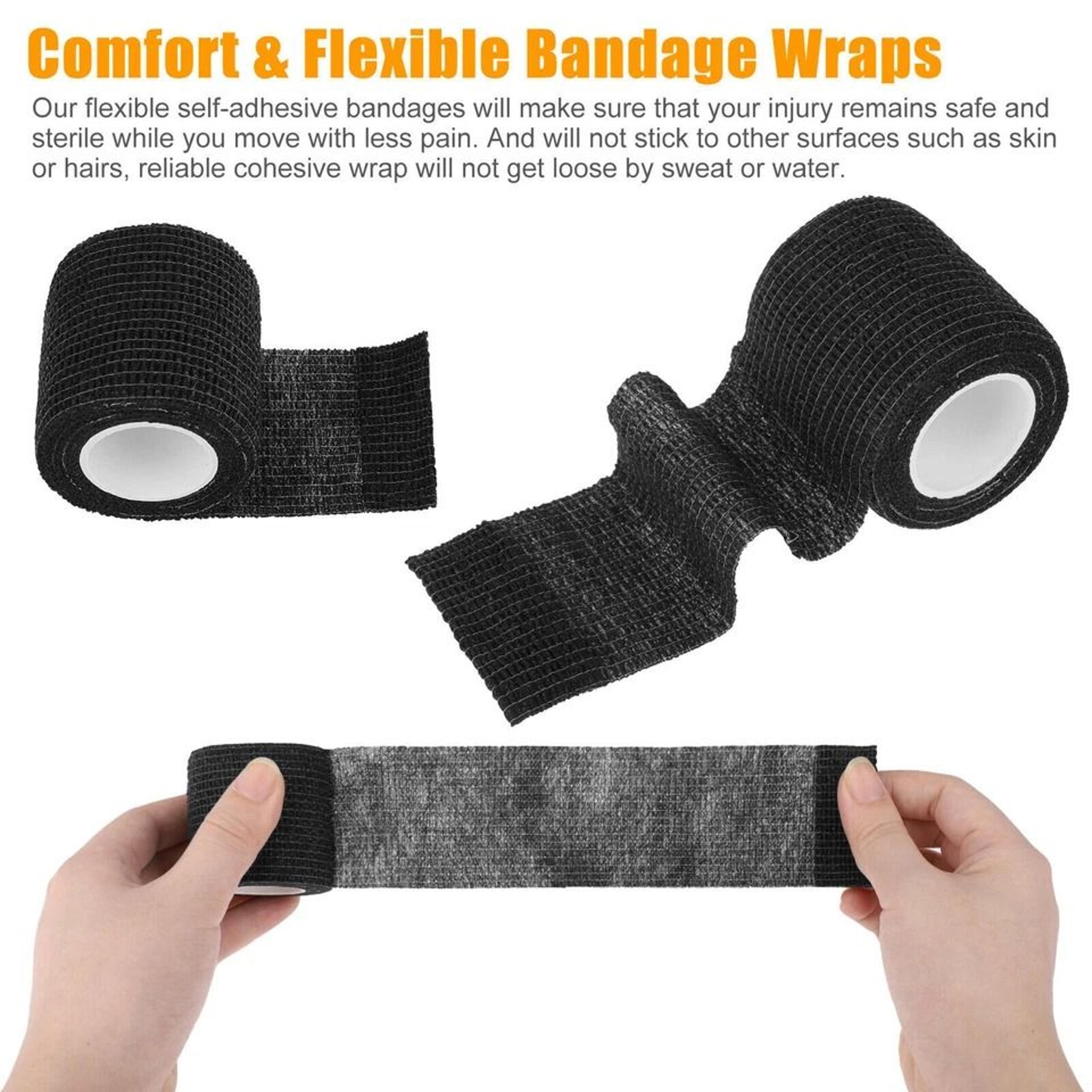Self Adhesive Bandage Wrap Cohesive Elastic Tape For Wounds Sports And Tattoo Aftercare 1