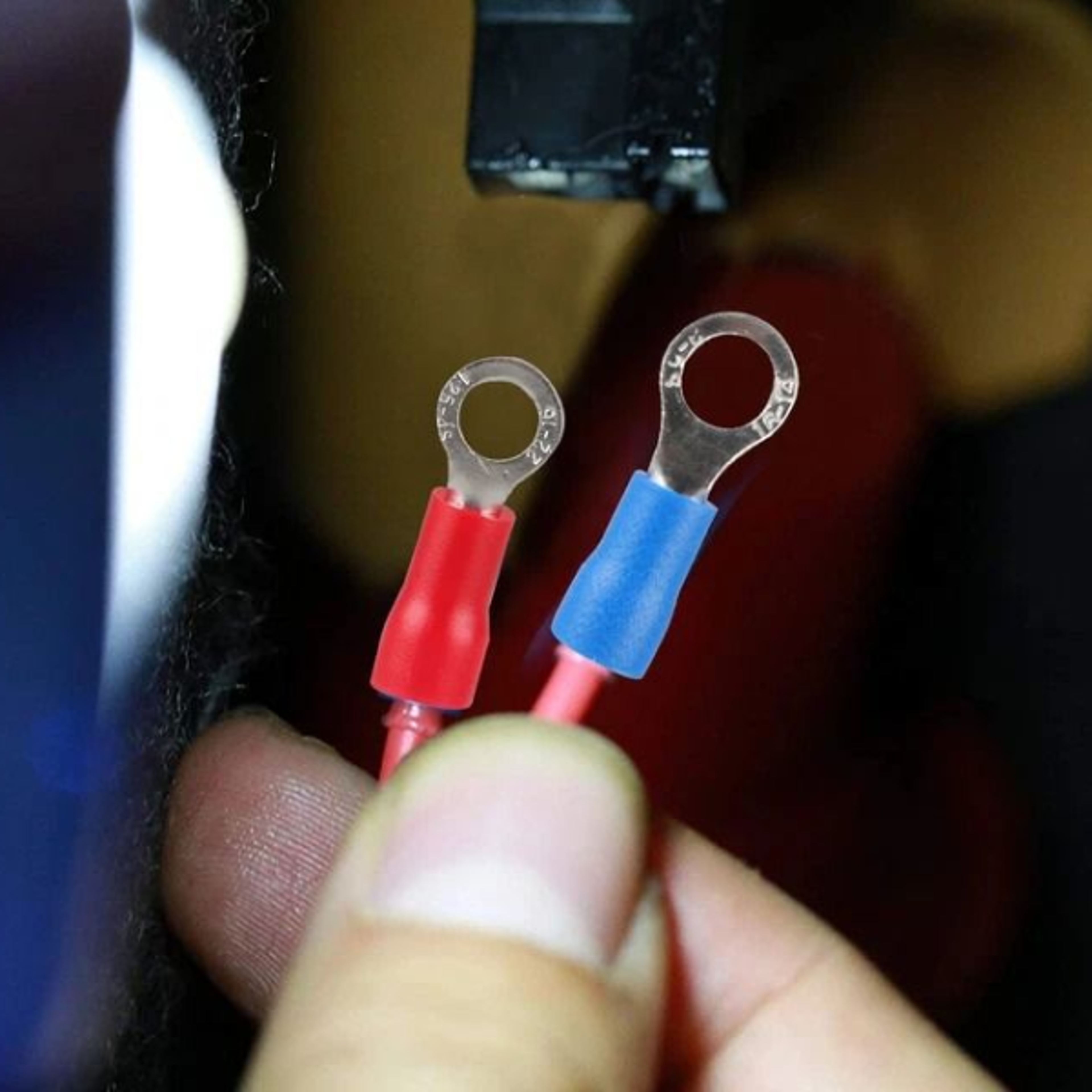 insulated electrical wire connector crimp kit spade, ring & butt terminals for diy & vehicle wiring