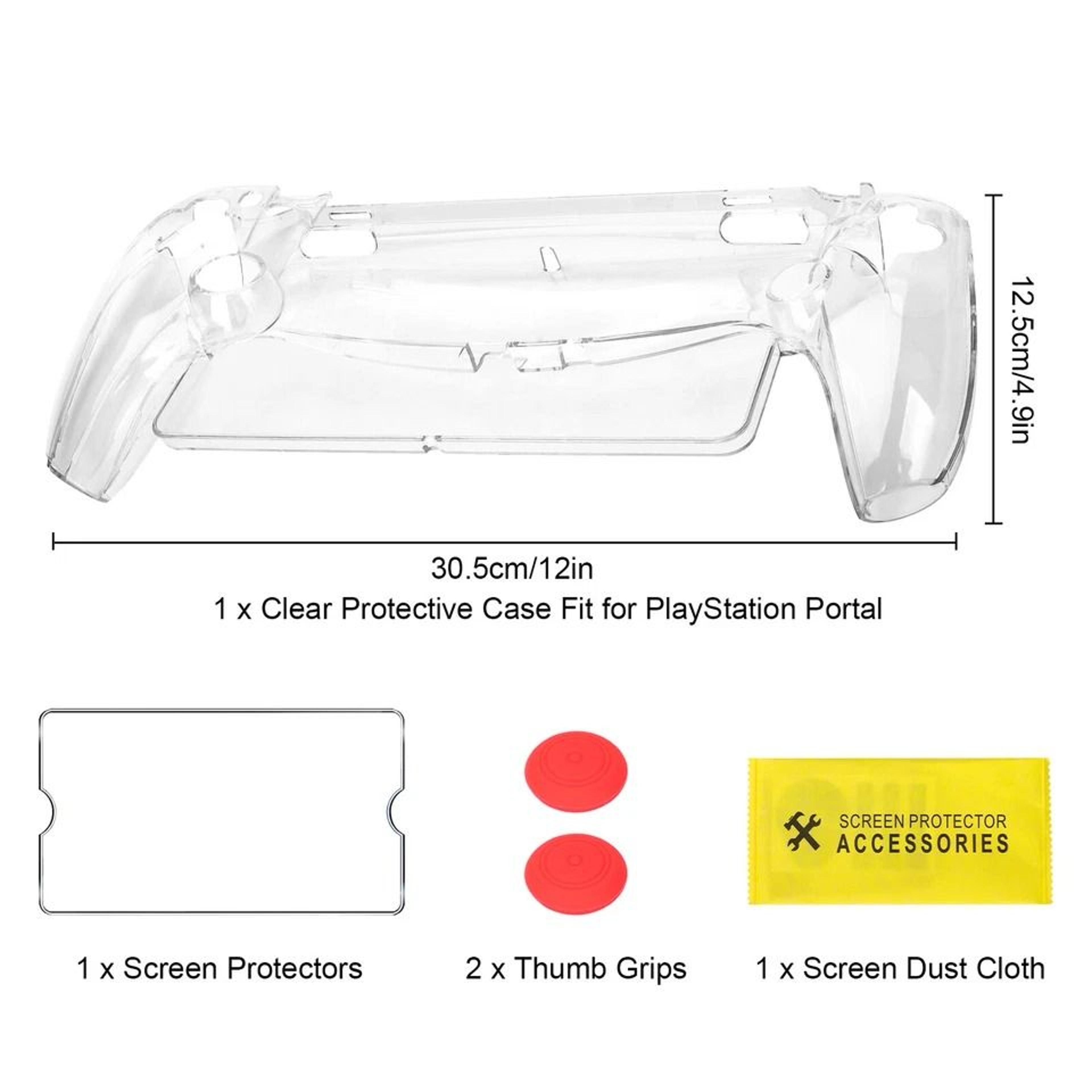 Clear Protective Case For Portal Remote Player Shockproof  Anti Scratch PC Cover 0