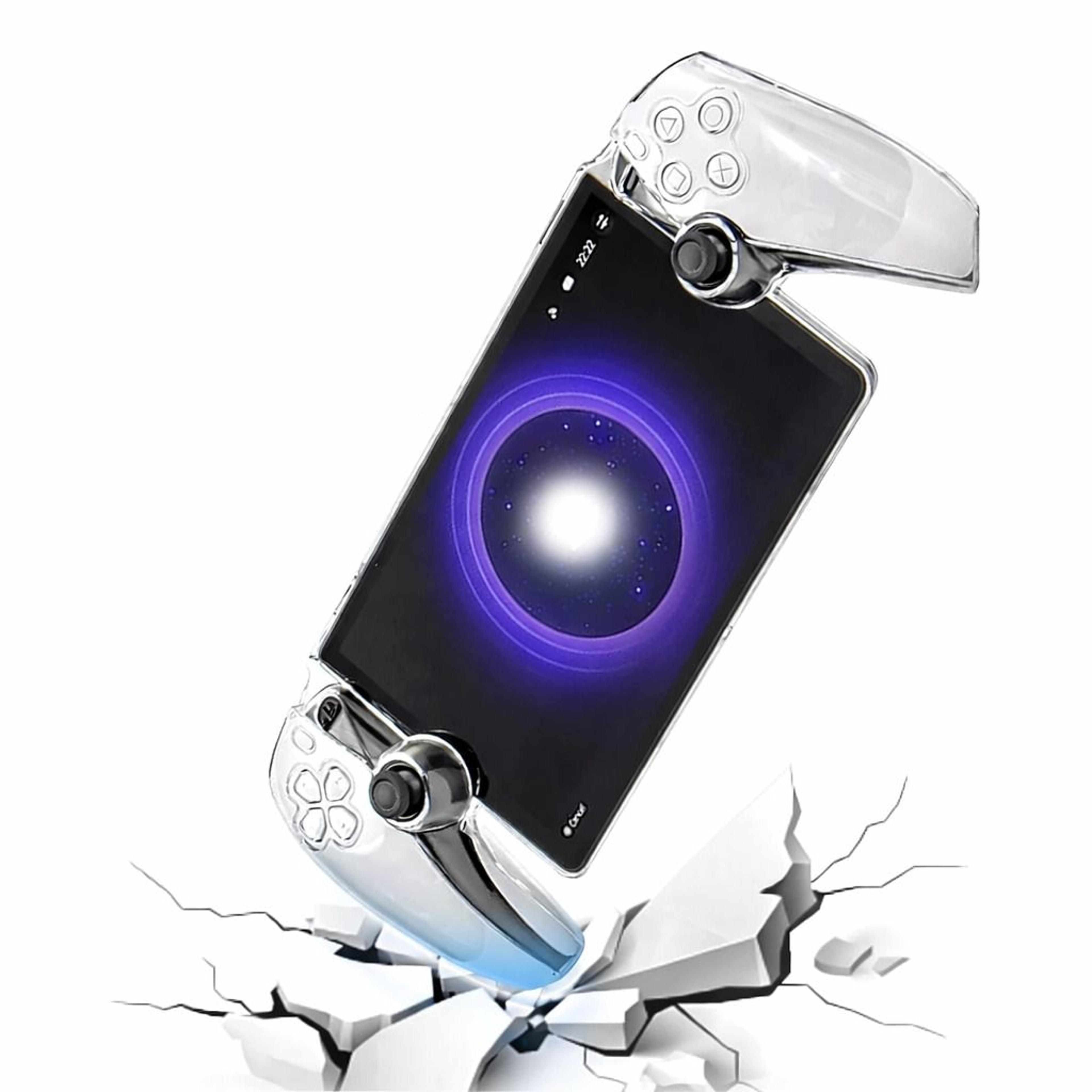 clear protective case for portal remote player shockproof & anti scratch pc cover