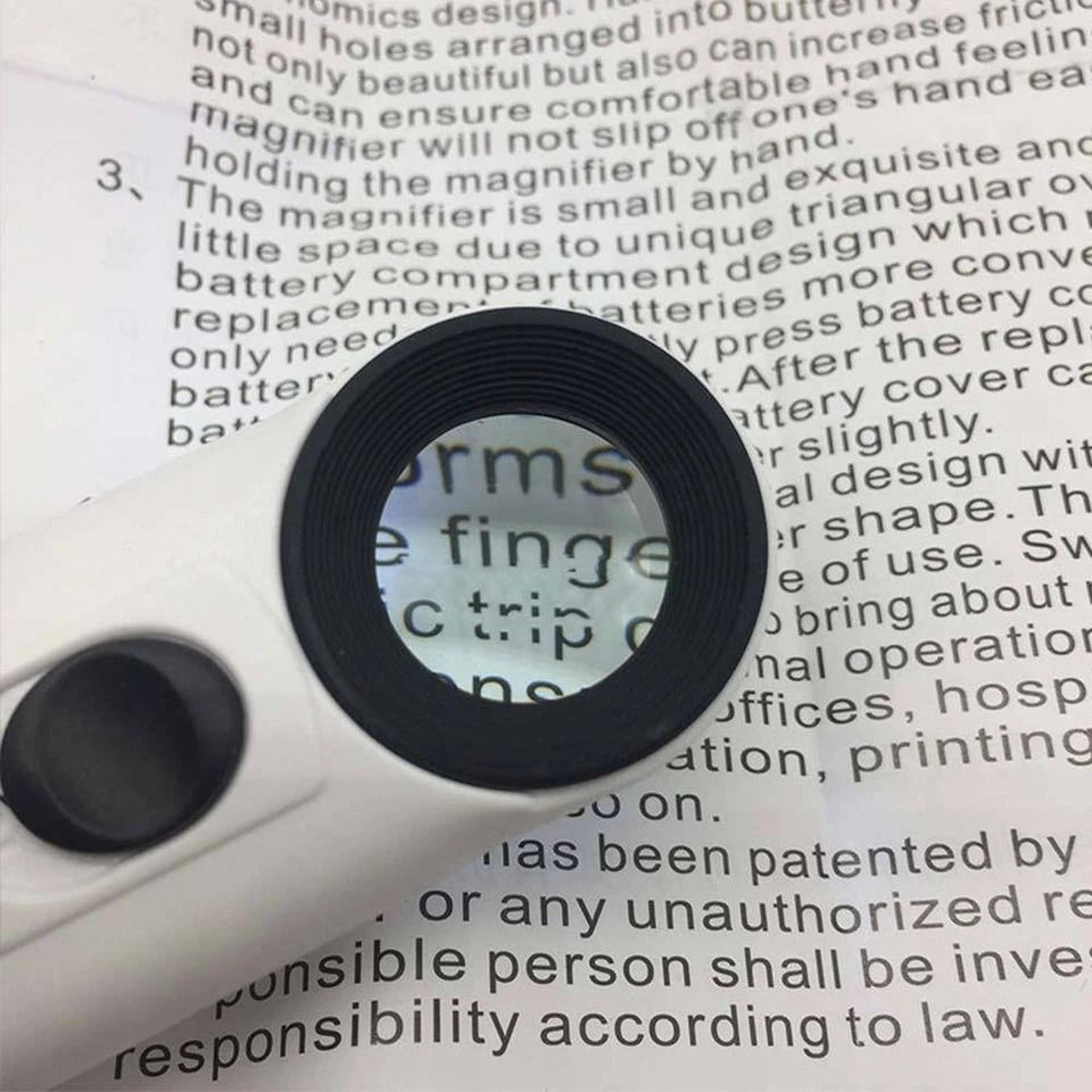 magnifying glass with led light compact jewelry loupe with dual led illumination for detailed inspection