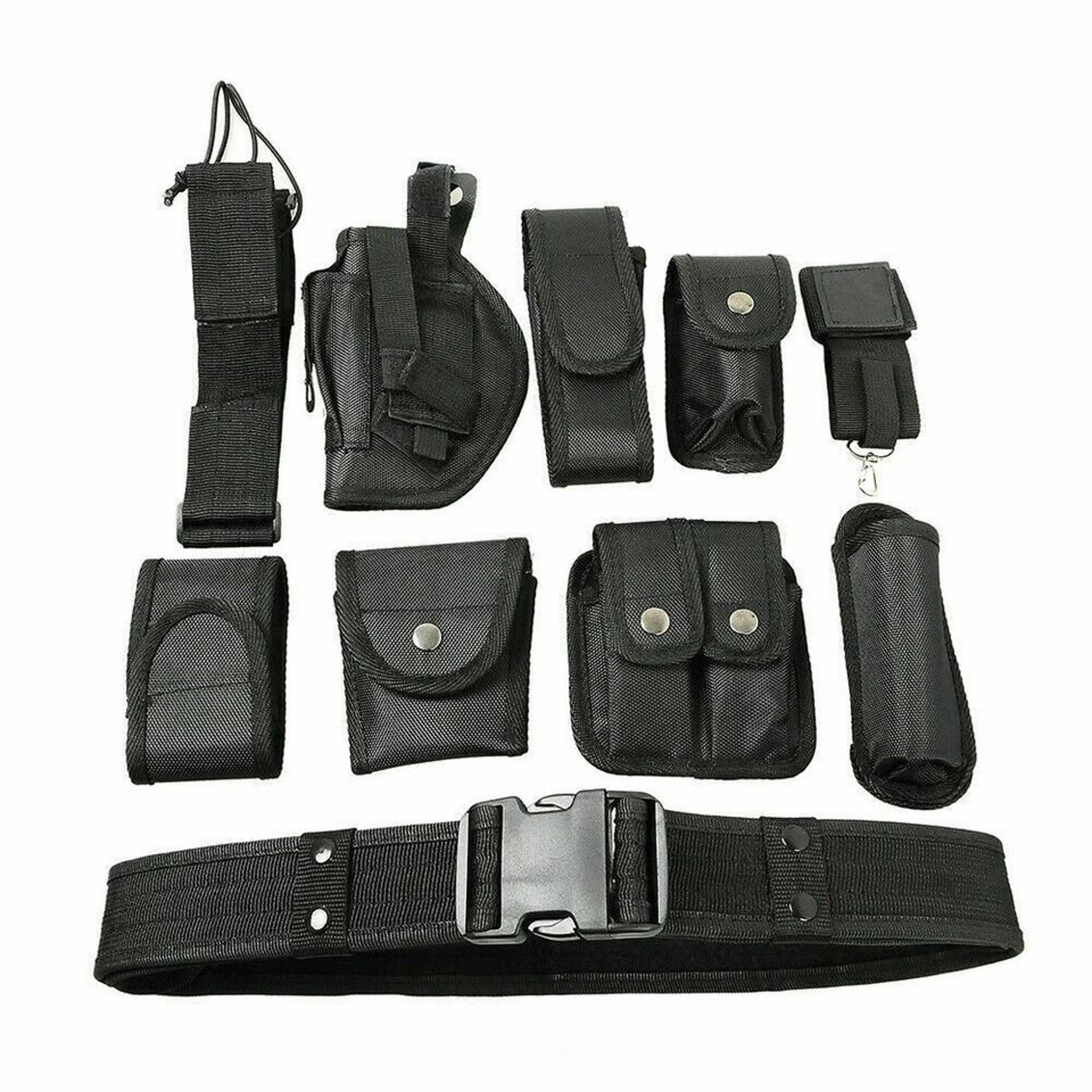 Tactical Duty Belt With Multi Pouch System For Police  Security 1