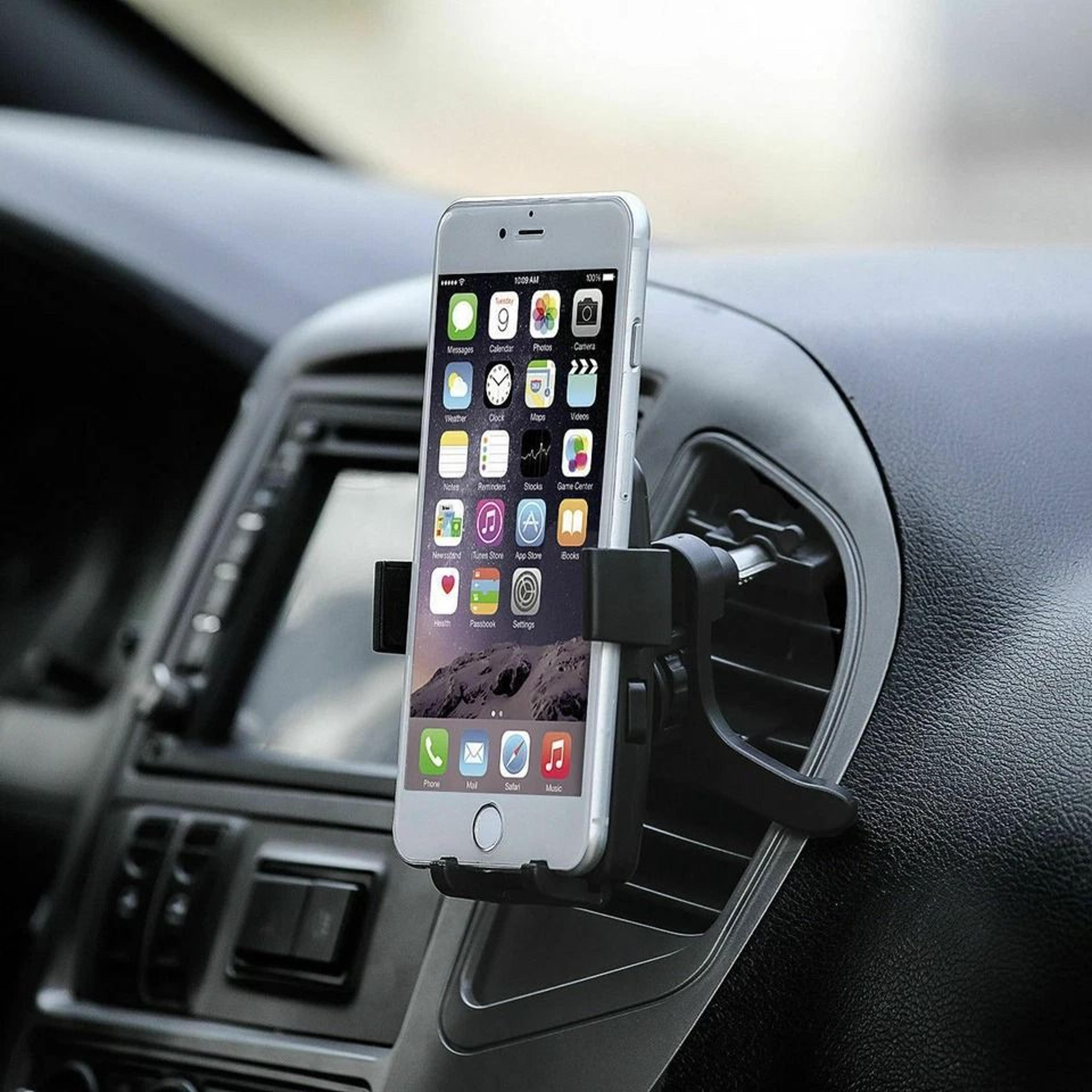 adjustable car mount holder stand for mobile devices air vent cradle