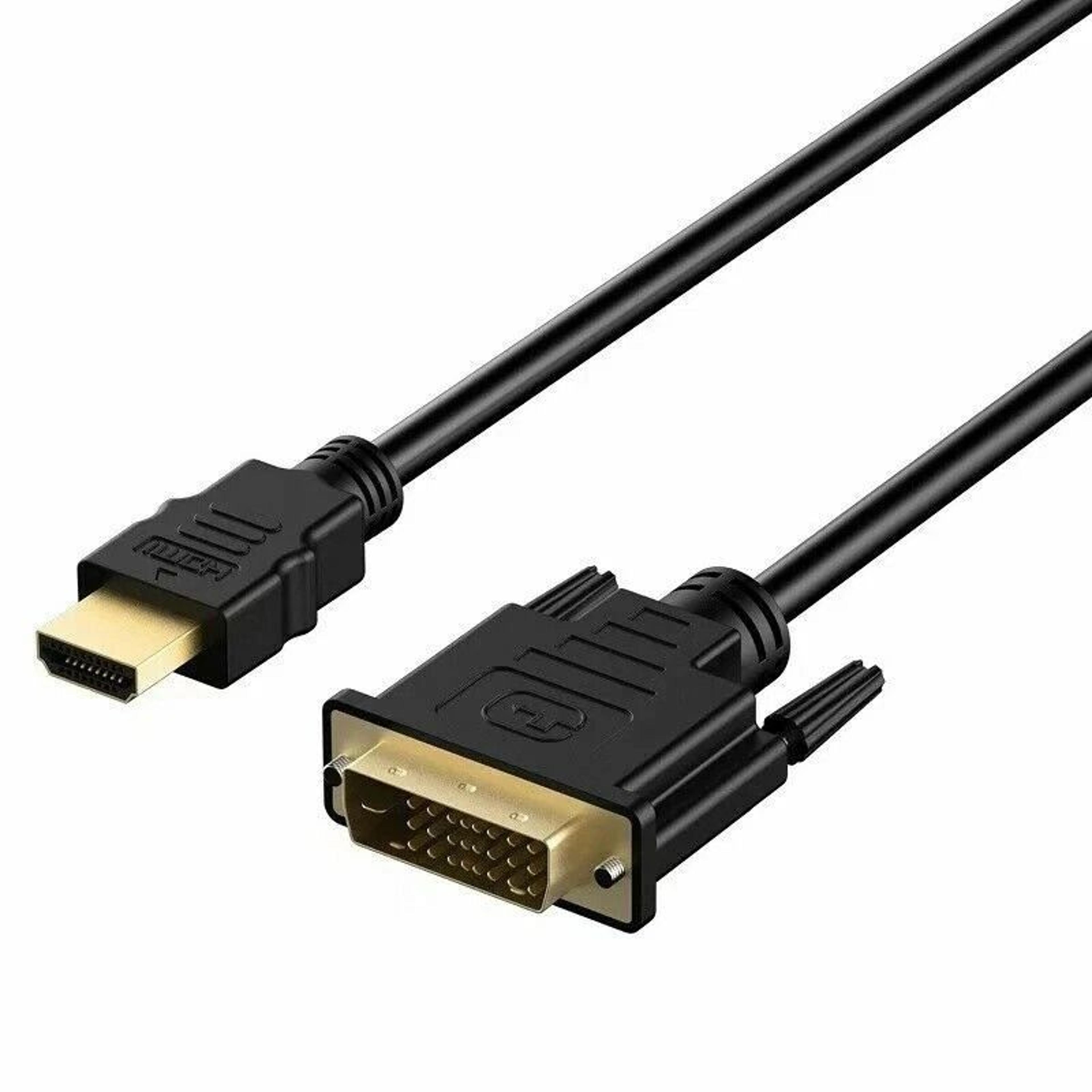 HDMI To DVI Cable MaleMale Adapter For HD Displays Dual Link 3