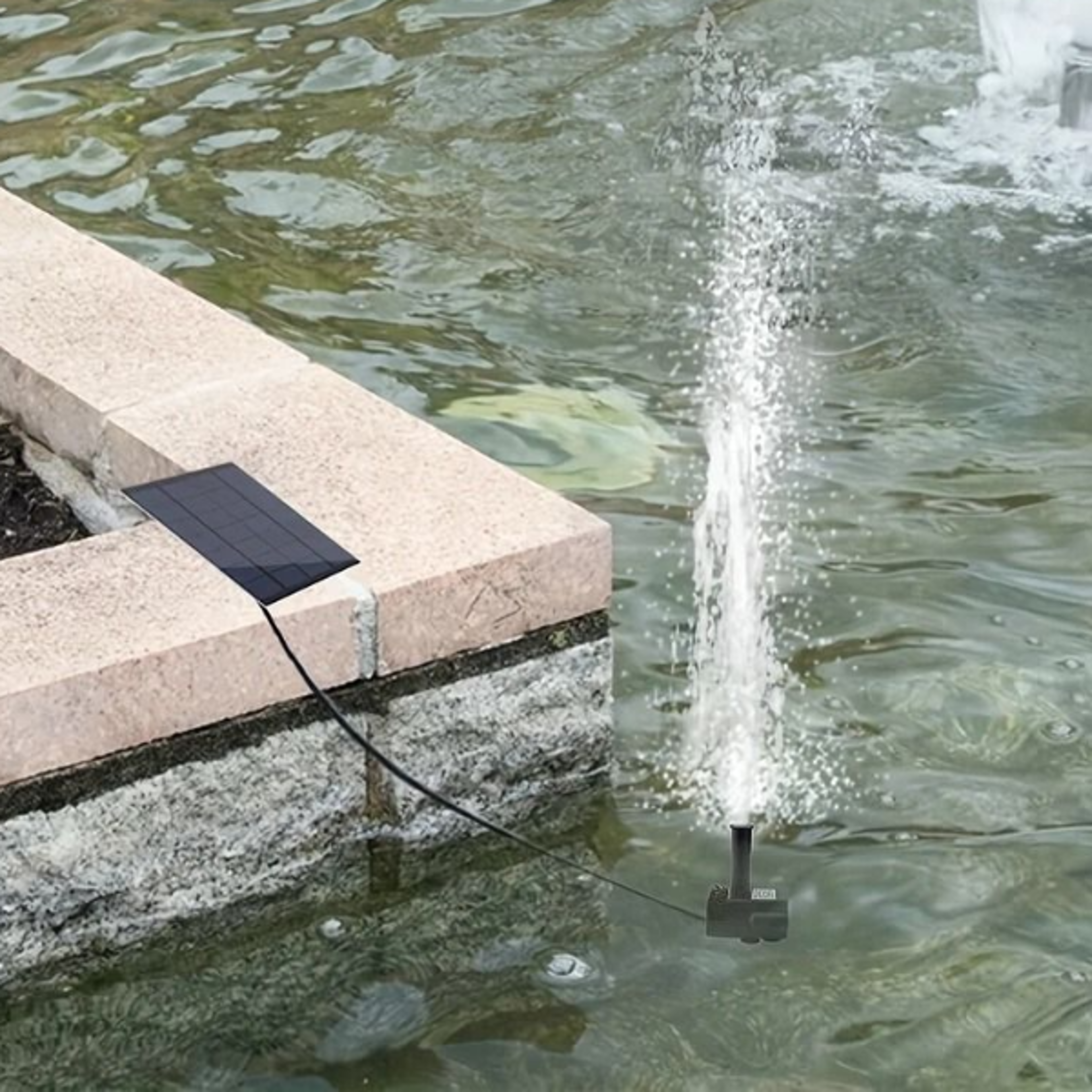 solar power fountain floating water pump for bird bath & pond garden decor