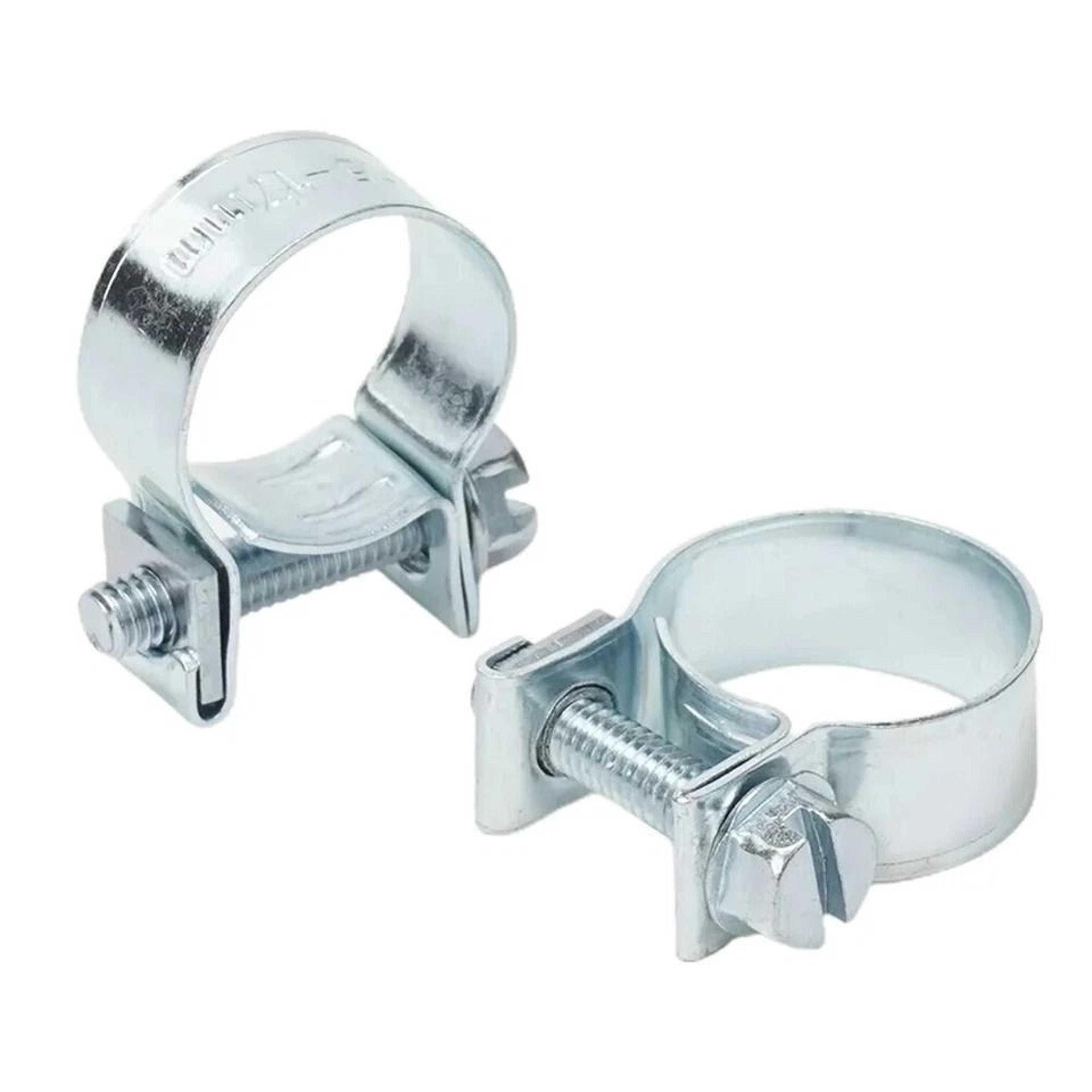 fuel injection gas line hose clamps adjustable stainless steel pipe clamp set