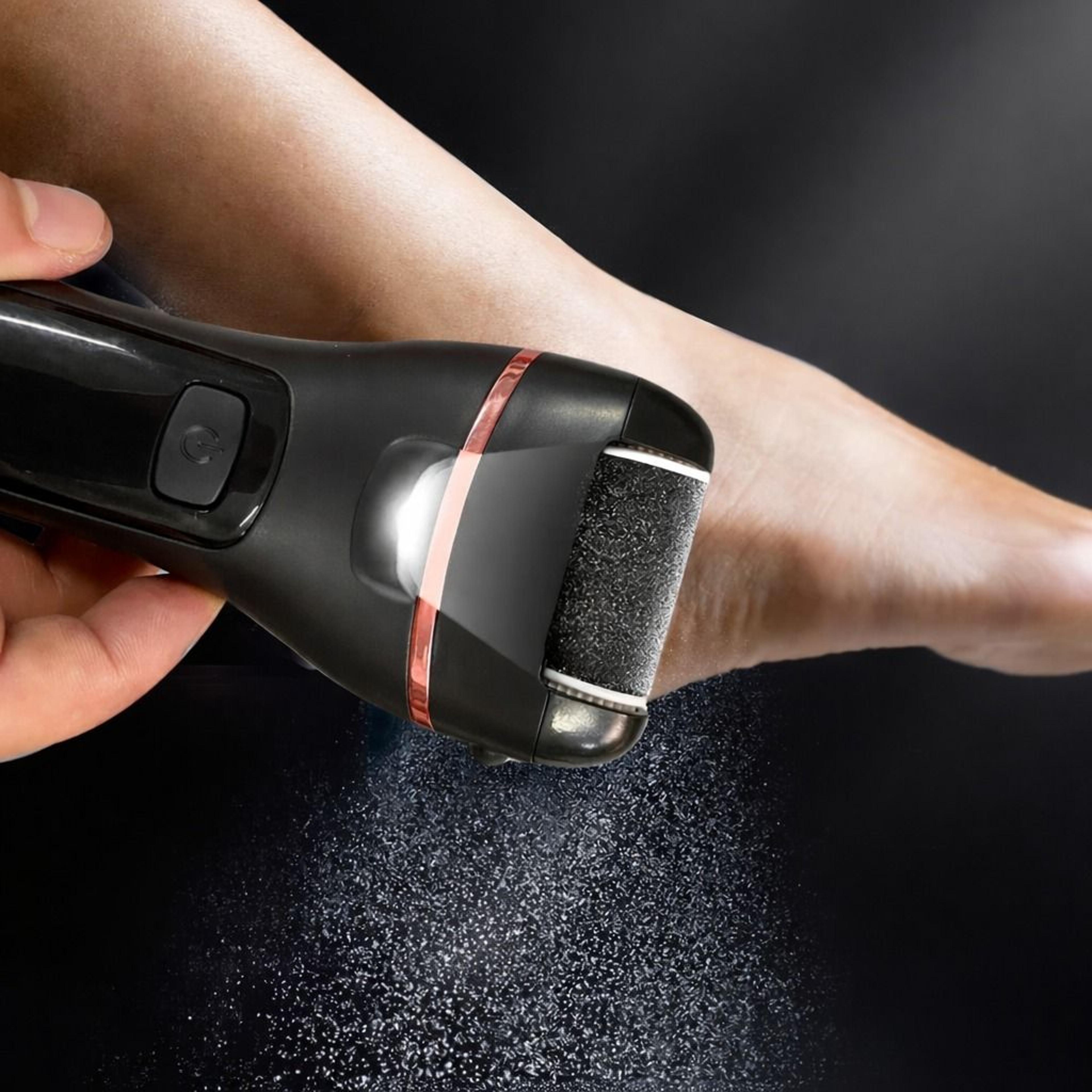 electric foot grinder for callus removal rechargeable pedicure tool with waterproof design